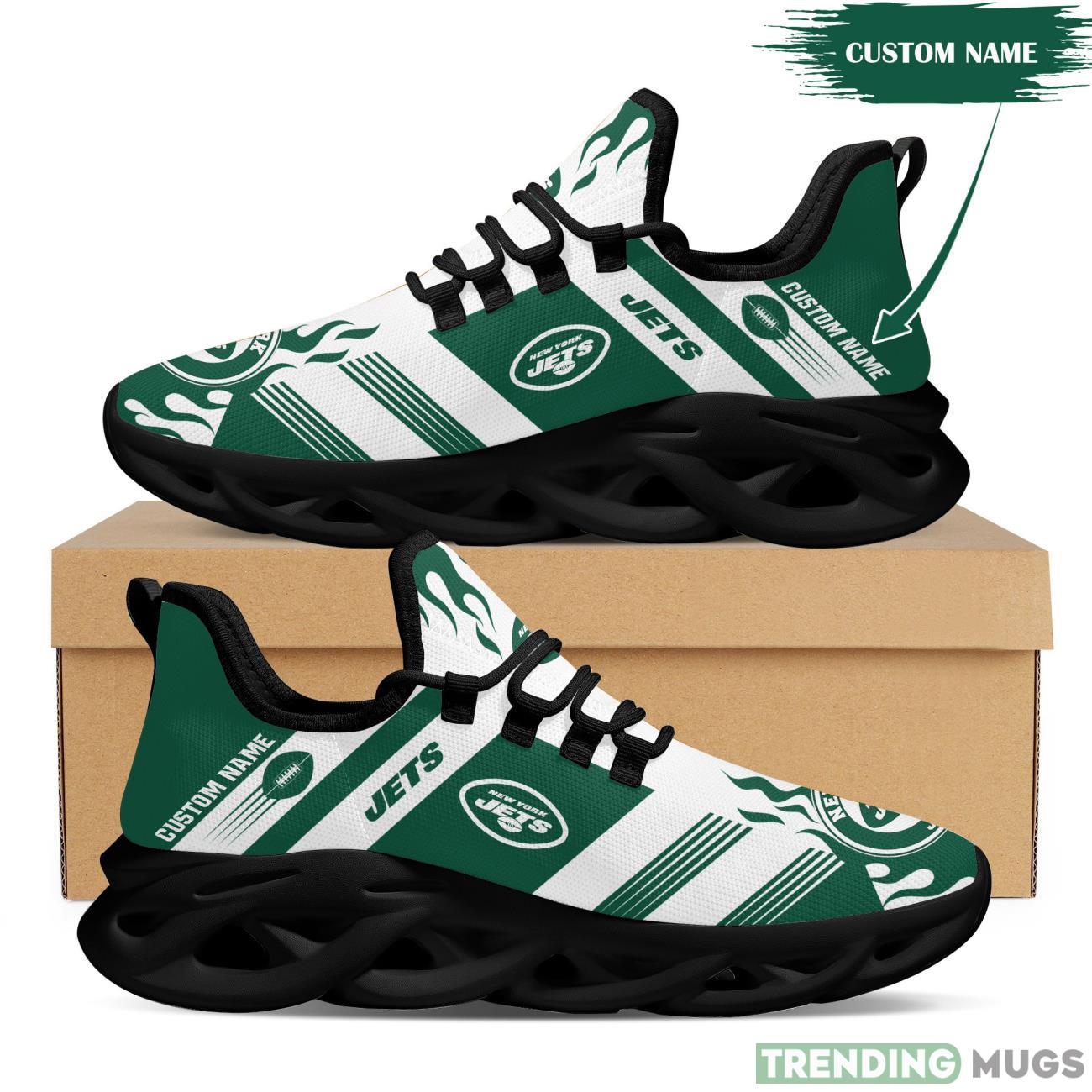 New York Jets Custom Personalized Name Max Soul Sneakers New Trends Sport Shoes Max Soul New York Jets Custom Personalized Name Max Soul Sneakers New Trends Sport Shoes Max Soul