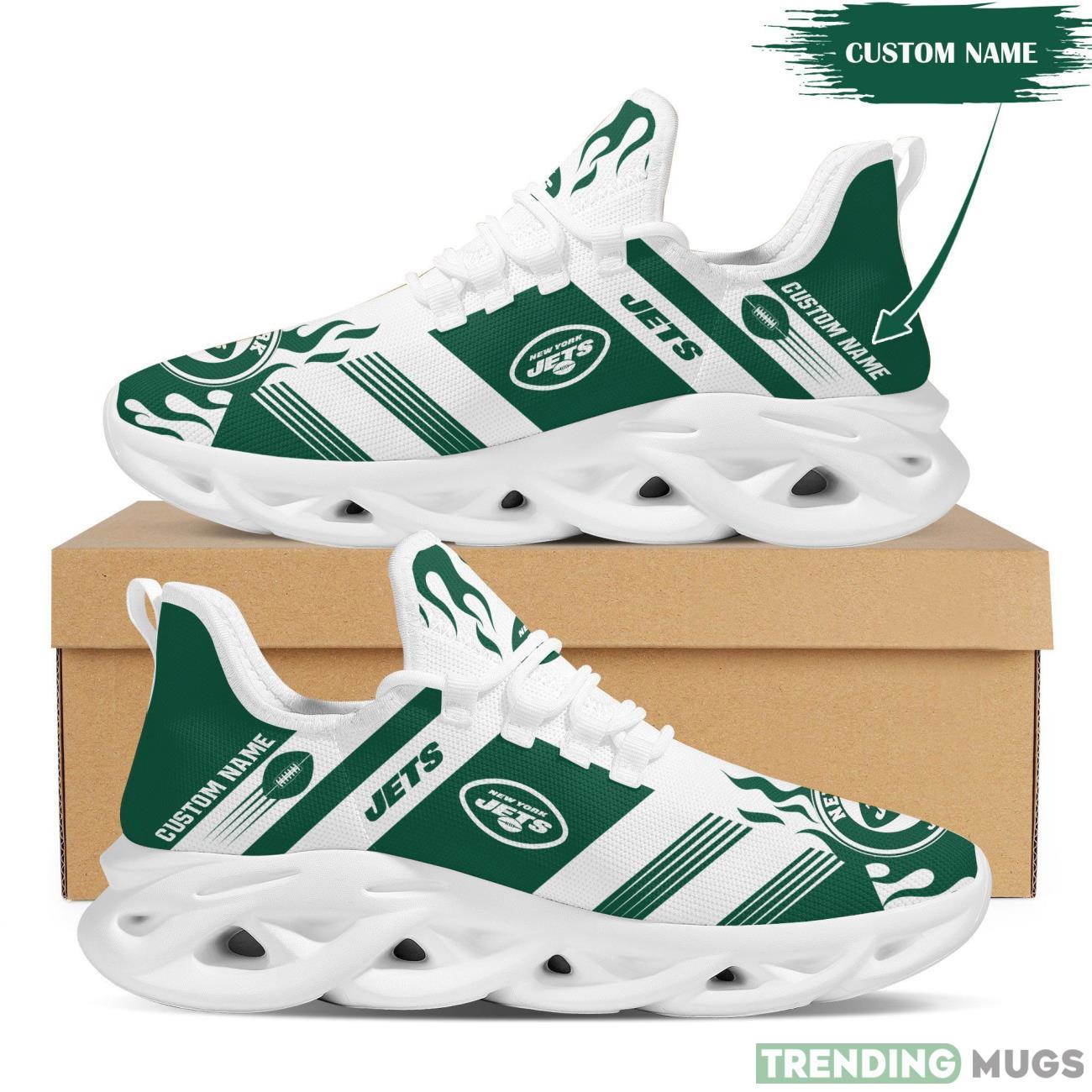 New York Jets Custom Personalized Name Max Soul Sneakers New Trends Sport Shoes Product Photo 1 New York Jets Custom Personalized Name Max Soul Sneakers New Trends Sport Shoes Product Photo 1