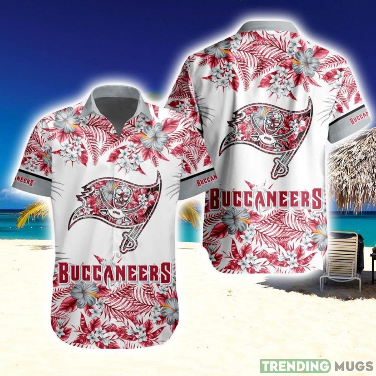 NFL Tampa Bay Buccaneers Hawaiian Shirt Special Floral Tropical Shirt For Team Product Photo 1 NFL Tampa Bay Buccaneers Hawaiian Shirt Special Floral Tropical Shirt For Team Product Photo 1