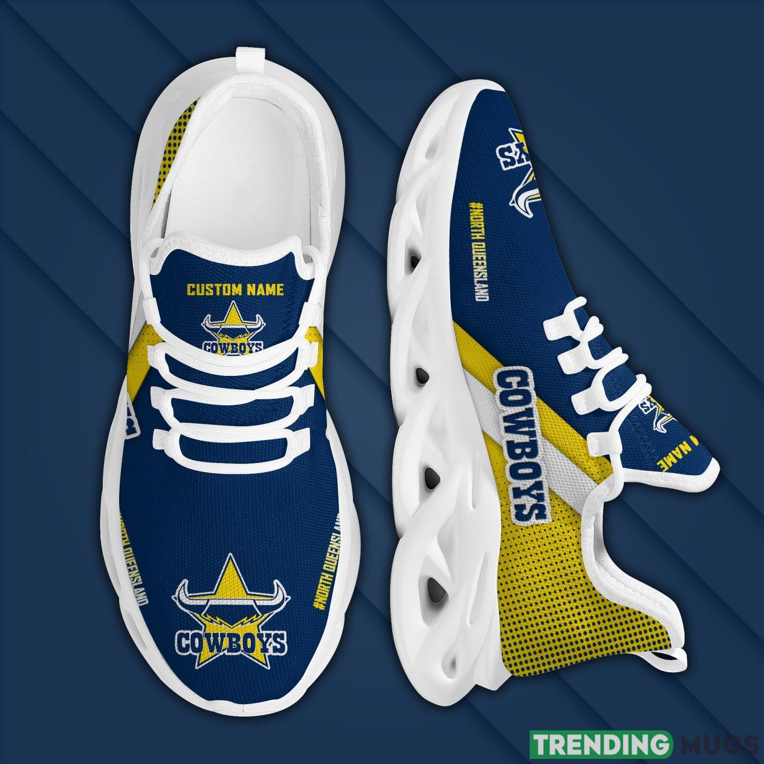 North Queensland Cowboys Custom Personalized Max Soul Sneakers Running Sports Shoes For Men Women Max Soul North Queensland Cowboys Custom Personalized Max Soul Sneakers Running Sports Shoes For Men Women Max Soul