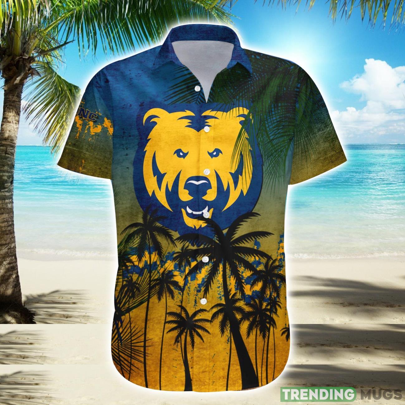 Northern Colorado Bears Hawaiian Shirt Summer Gift Coconut Tree Tropical Grunge Pattern For NCAA Fans Product Photo 1 Northern Colorado Bears Hawaiian Shirt Summer Gift Coconut Tree Tropical Grunge Pattern For NCAA Fans Product Photo 1