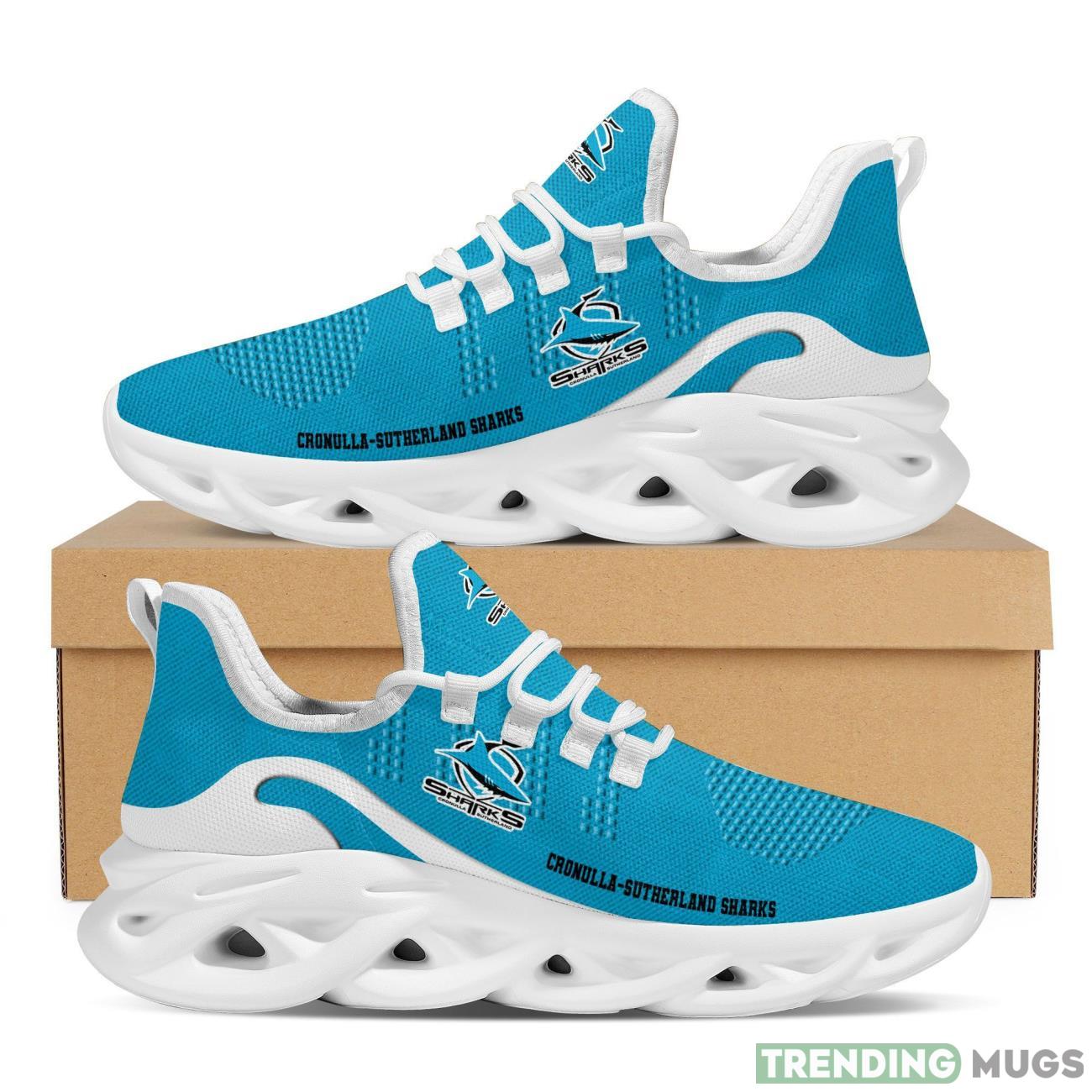 NRL Cronulla Sutherland Sharks New Trending 3D Printed Max Soul Clunky Sneaker Shoes For Men Women Max Soul NRL Cronulla Sutherland Sharks New Trending 3D Printed Max Soul Clunky Sneaker Shoes For Men Women Max Soul