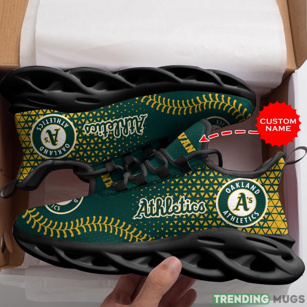 Oakland Athletics Custom Personalized Name Max Soul Sneakers New Trends Sport Shoes Max Soul Oakland Athletics Custom Personalized Name Max Soul Sneakers New Trends Sport Shoes Max Soul