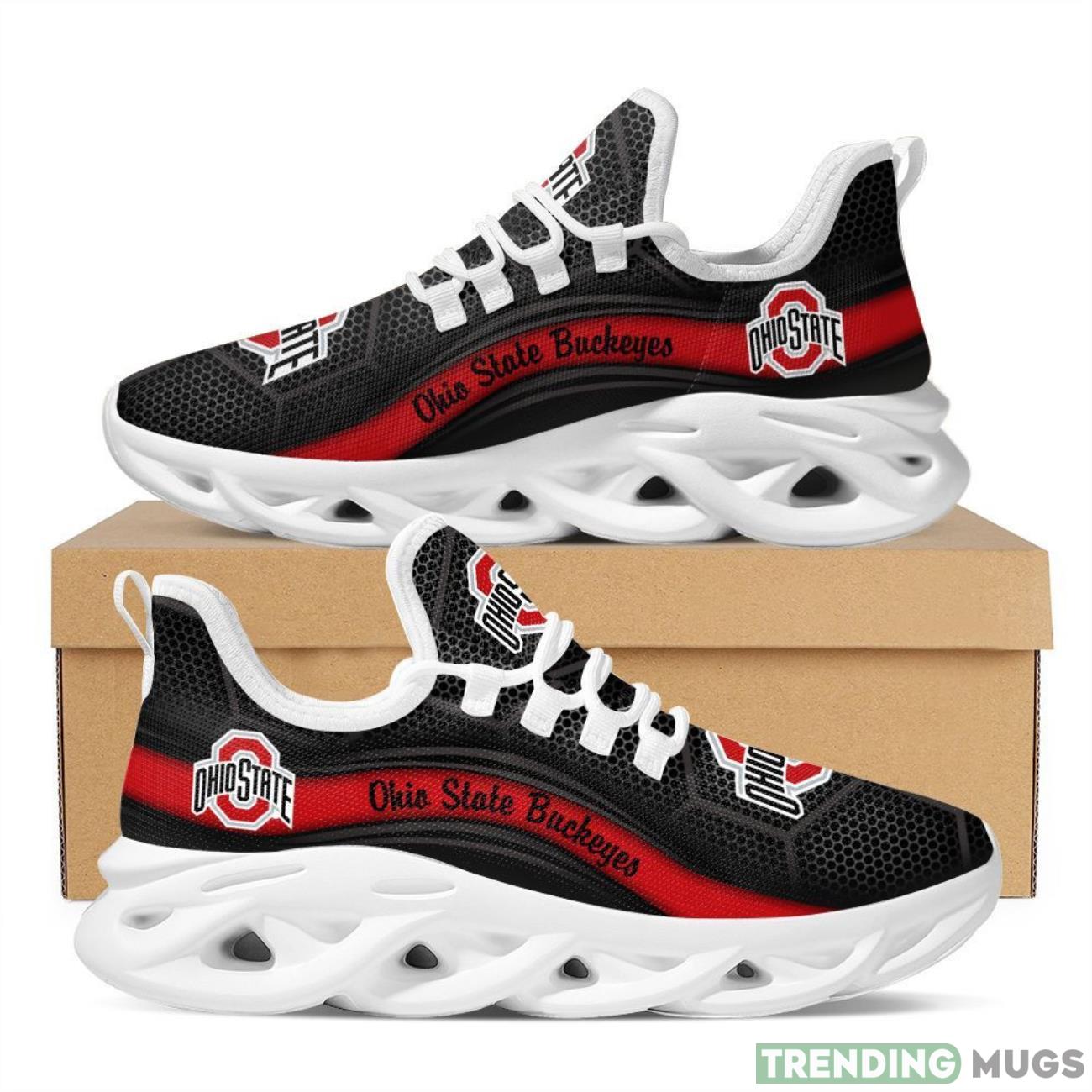 Ohio State Buckeyes Max Soul Sneakers Running Full Printed Sports Running Shoes Max Soul Ohio State Buckeyes Max Soul Sneakers Running Full Printed Sports Running Shoes Max Soul