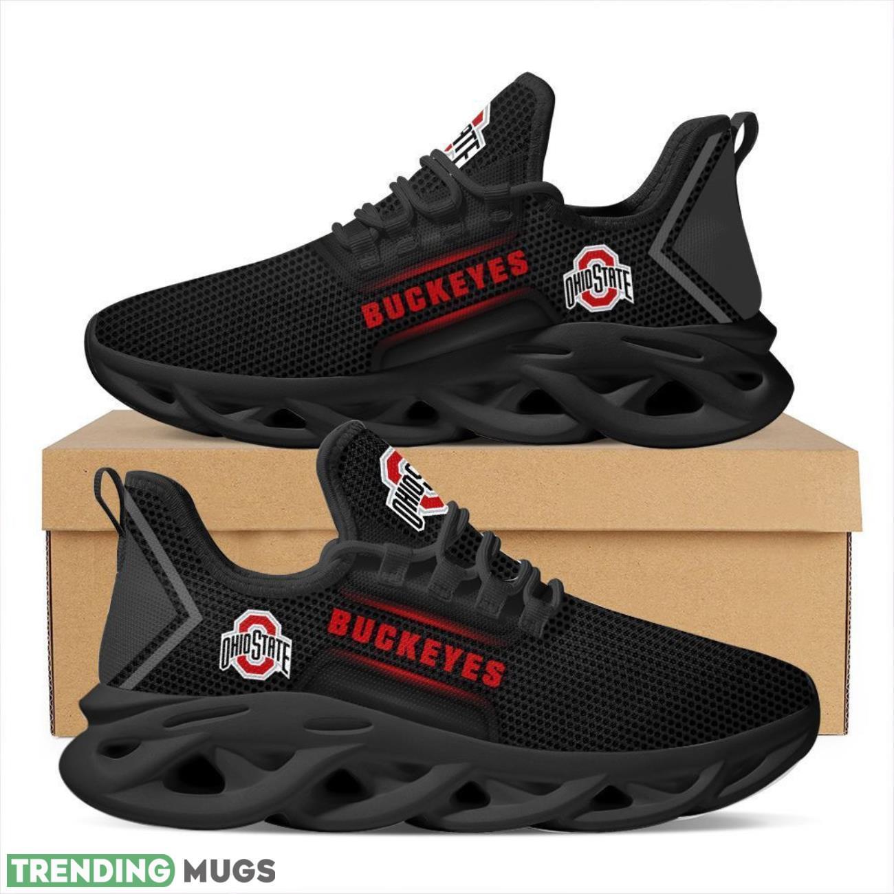 Ohio State Buckeyes Max Soul Sneakers Running Sports Gift Max Soul Ohio State Buckeyes Max Soul Sneakers Running Sports Gift Max Soul