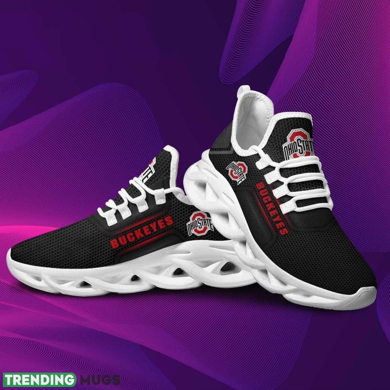 Ohio State Buckeyes Max Soul Sneakers Running Sports Gift Max Soul Ohio State Buckeyes Max Soul Sneakers Running Sports Gift Max Soul