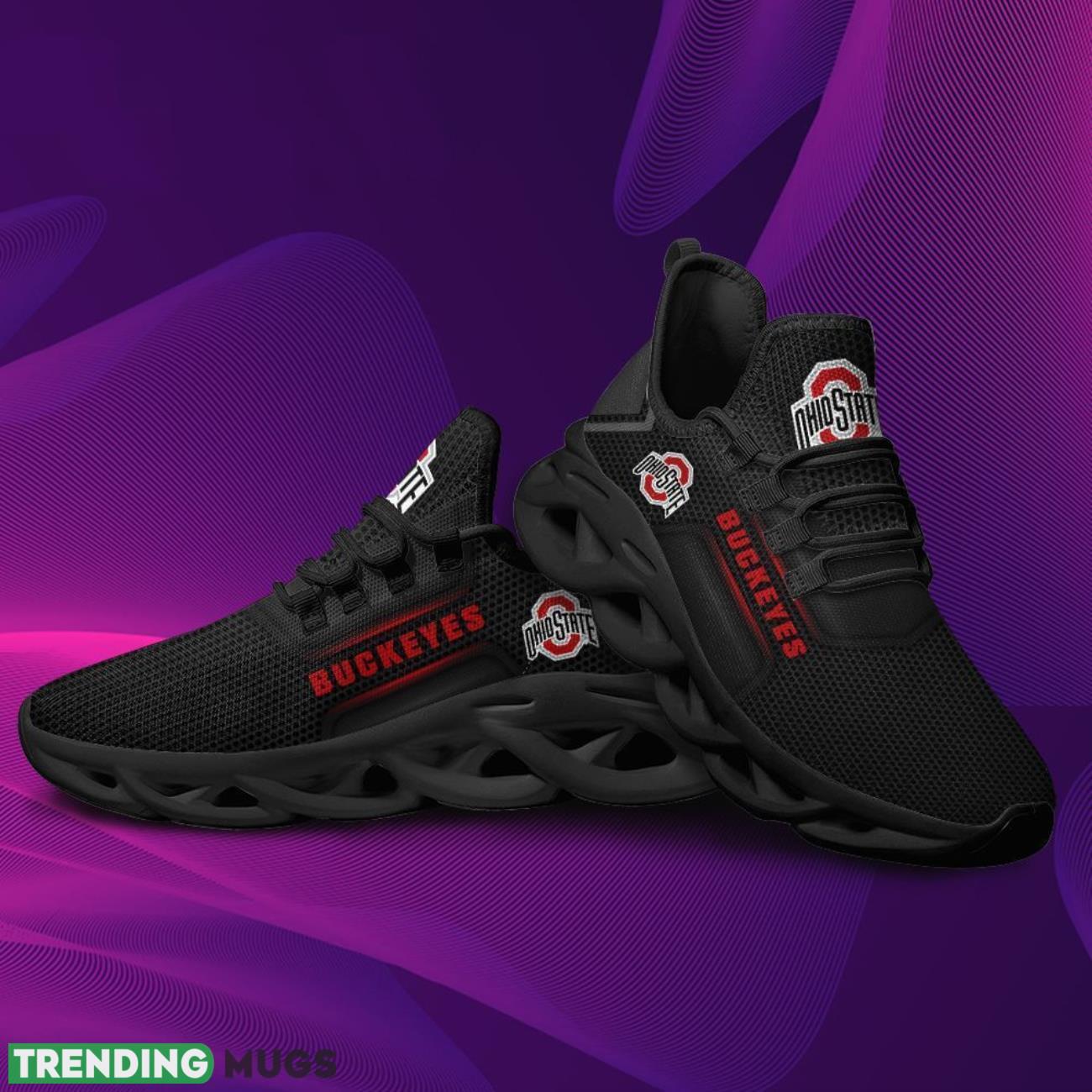 Ohio State Buckeyes Max Soul Sneakers Running Sports Gift Max Soul Ohio State Buckeyes Max Soul Sneakers Running Sports Gift Max Soul