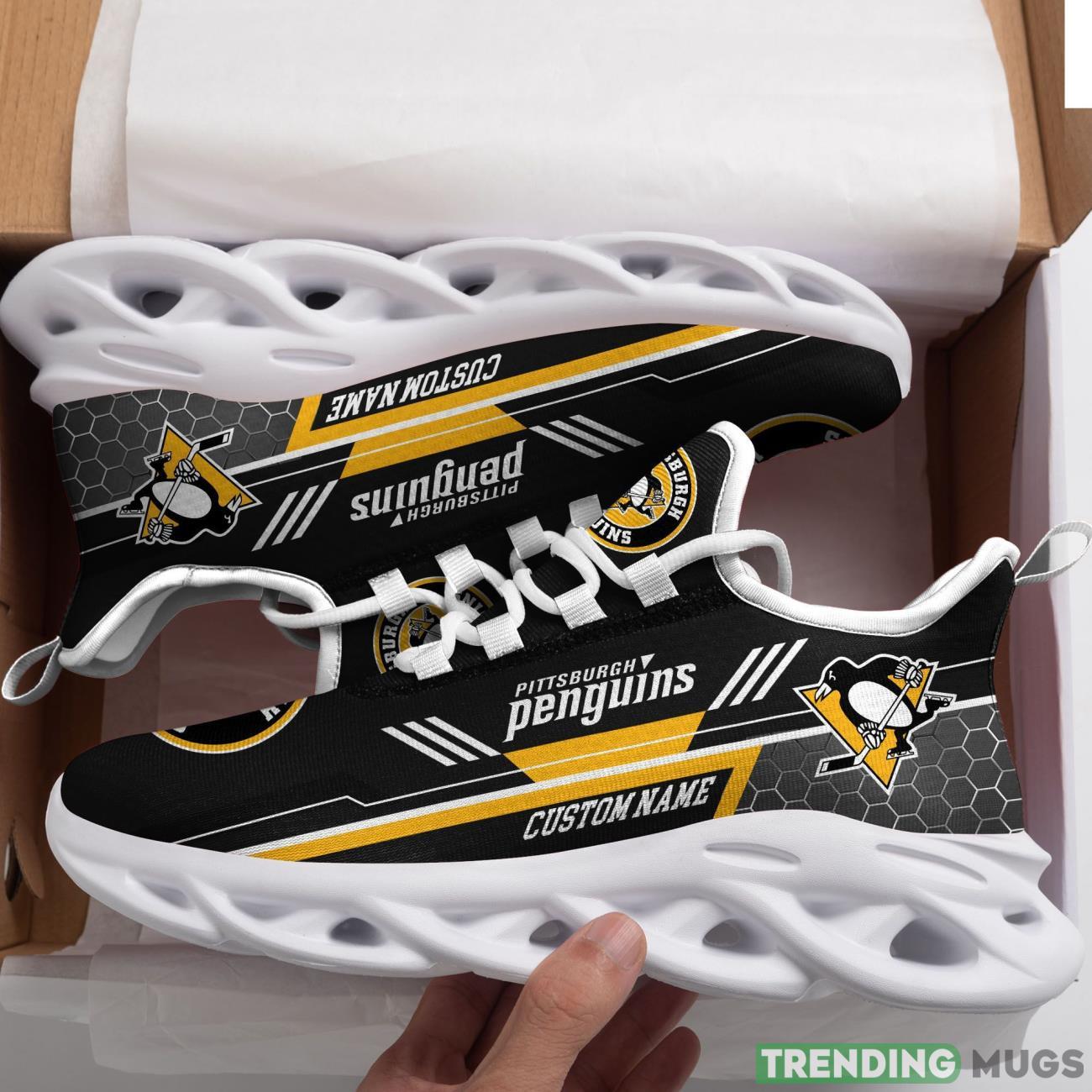 Pittsburgh Penguins Custom Personalized Name Max Soul Sneakers New Trends Sport Shoes Product Photo 1 Pittsburgh Penguins Custom Personalized Name Max Soul Sneakers New Trends Sport Shoes Product Photo 1