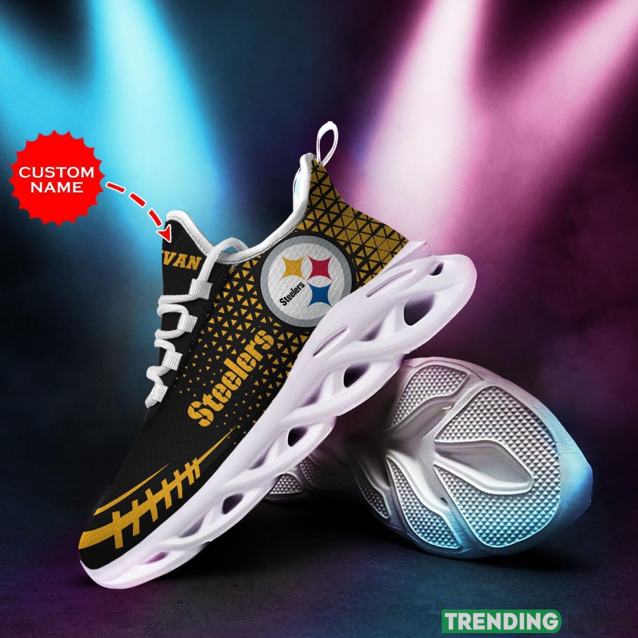 Pittsburgh Steelers Custom Personalized Max Soul Sneakers Running Sports Shoes Max Soul Pittsburgh Steelers Custom Personalized Max Soul Sneakers Running Sports Shoes Max Soul