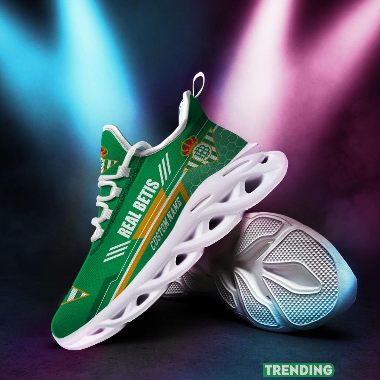 Real Betis Custom Personalized Name Max Soul Sneakers New Trends Sport Shoes Max Soul Real Betis Custom Personalized Name Max Soul Sneakers New Trends Sport Shoes Max Soul