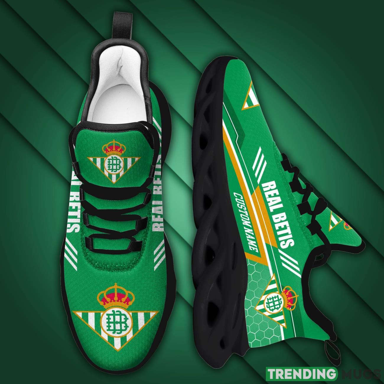 Real Betis Custom Personalized Name Max Soul Sneakers New Trends Sport Shoes Max Soul Real Betis Custom Personalized Name Max Soul Sneakers New Trends Sport Shoes Max Soul