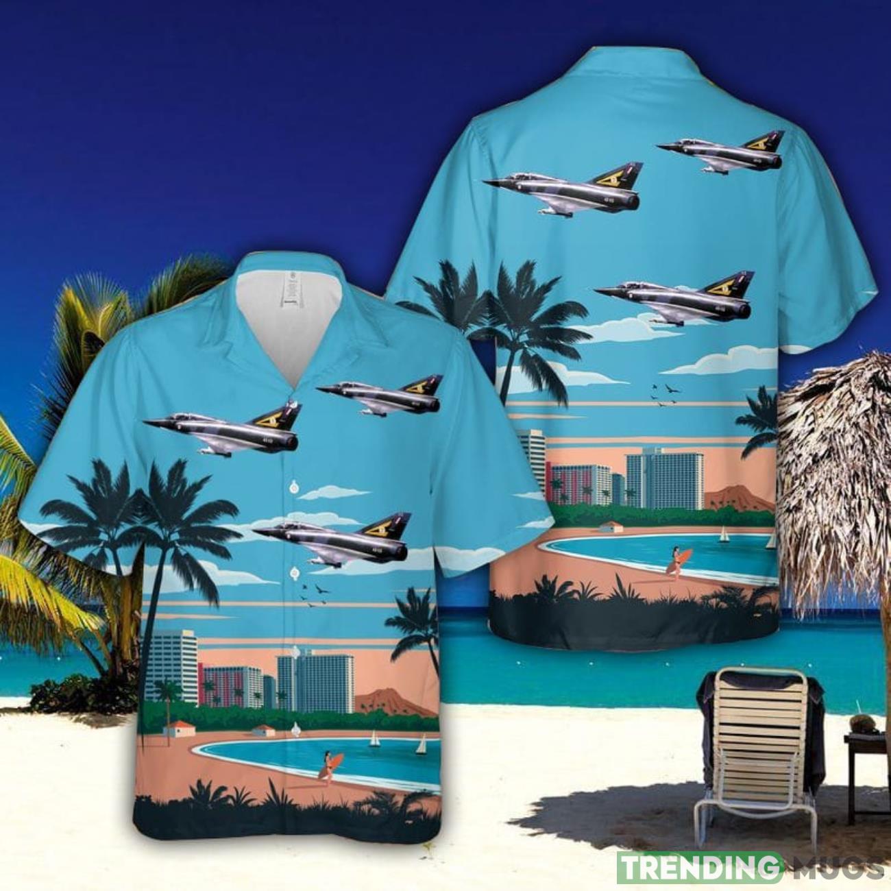Royal Australian Air Force Mirage III Hawaiian Shirt Summner Vacation Shirt Product Photo 1 Royal Australian Air Force Mirage III Hawaiian Shirt Summner Vacation Shirt Product Photo 1