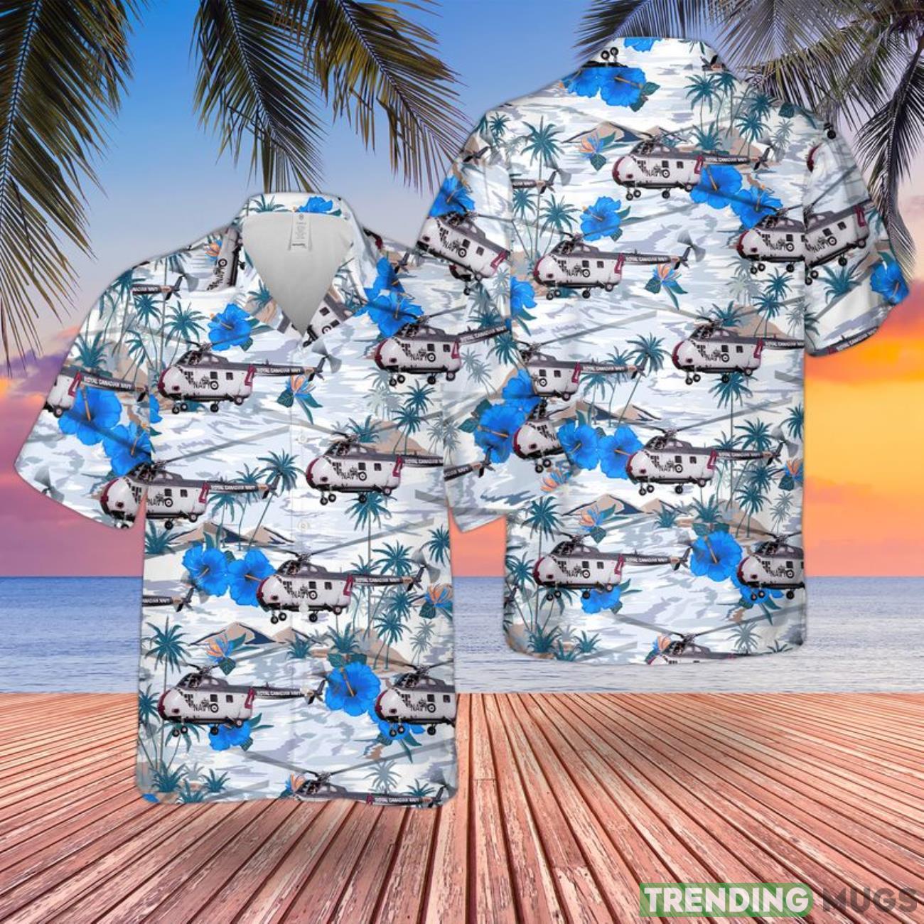 Royal Canadian Navy Sikorsky HO4S 3D Hawaiian Shirt Beach Lover Gift Product Photo 1 Royal Canadian Navy Sikorsky HO4S 3D Hawaiian Shirt Beach Lover Gift Product Photo 1