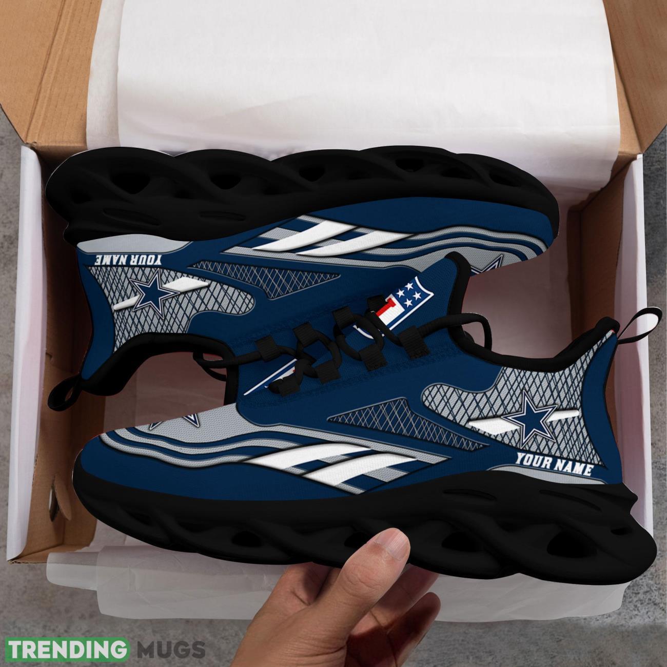 Running Sneakers NFL Sneakers Dallas Cowboys Custom Name Max Soul Shoes Personalized Shoes Max Soul Running Sneakers NFL Sneakers Dallas Cowboys Custom Name Max Soul Shoes Personalized Shoes Max Soul