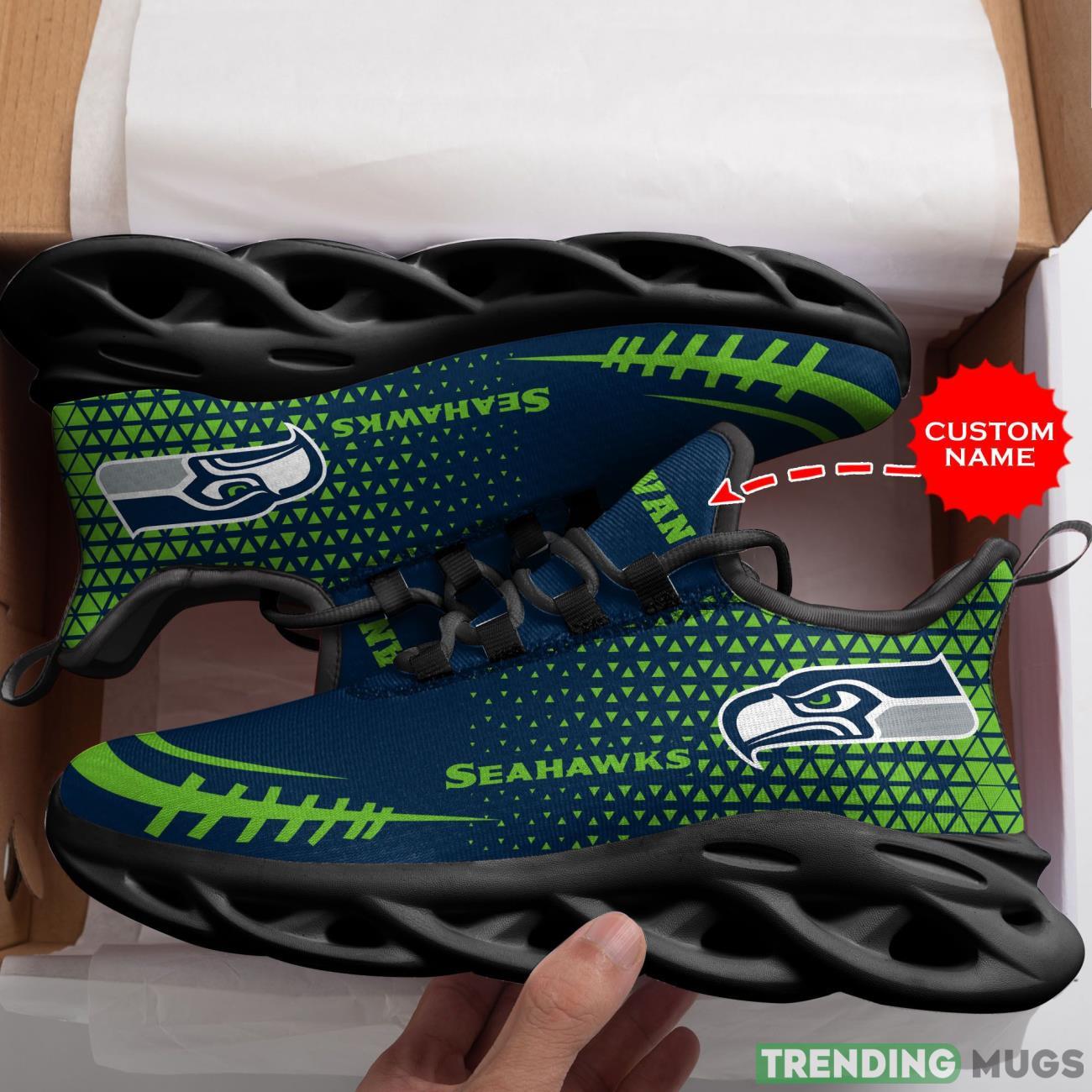 Seattle Seahawks Custom Personalized Max Soul Sneakers Running Sports Shoes Max Soul Seattle Seahawks Custom Personalized Max Soul Sneakers Running Sports Shoes Max Soul