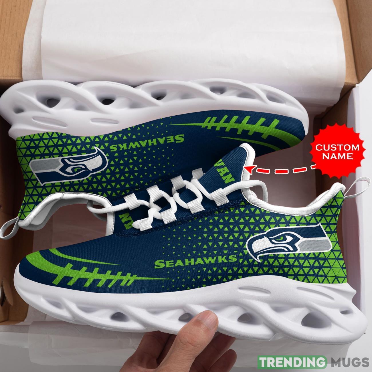 Seattle Seahawks Custom Personalized Max Soul Sneakers Running Sports Shoes Max Soul Seattle Seahawks Custom Personalized Max Soul Sneakers Running Sports Shoes Max Soul