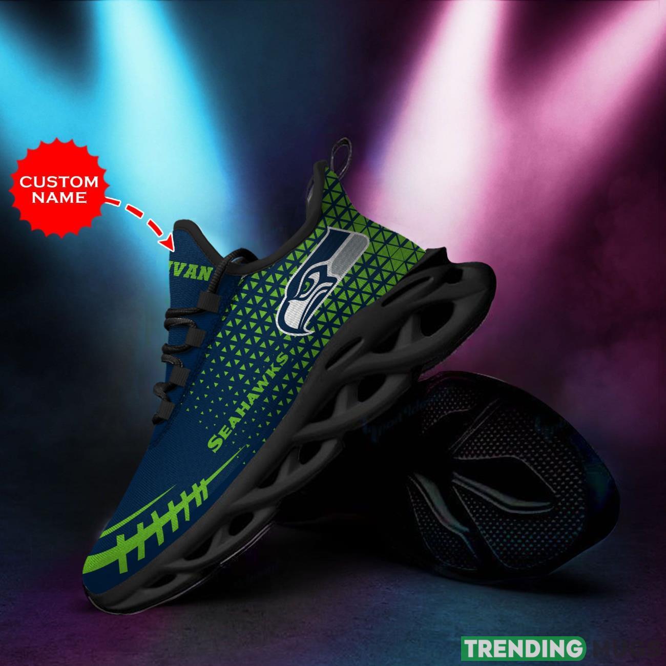 Seattle Seahawks Custom Personalized Max Soul Sneakers Running Sports Shoes Product Photo 1 Seattle Seahawks Custom Personalized Max Soul Sneakers Running Sports Shoes Product Photo 1