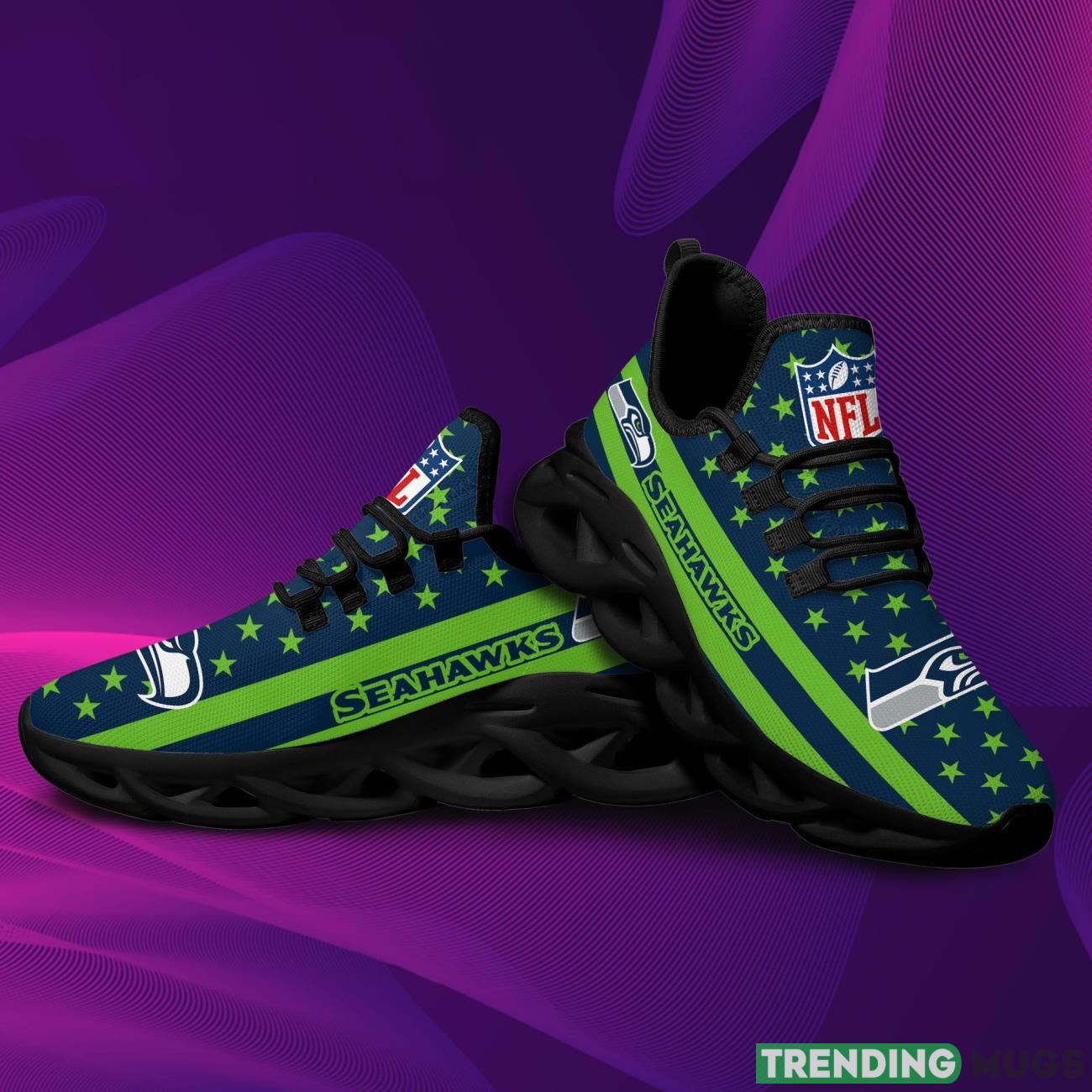 Seattle Seahawks Max Soul Sneakers Running Sports Shoes Max Soul Seattle Seahawks Max Soul Sneakers Running Sports Shoes Max Soul