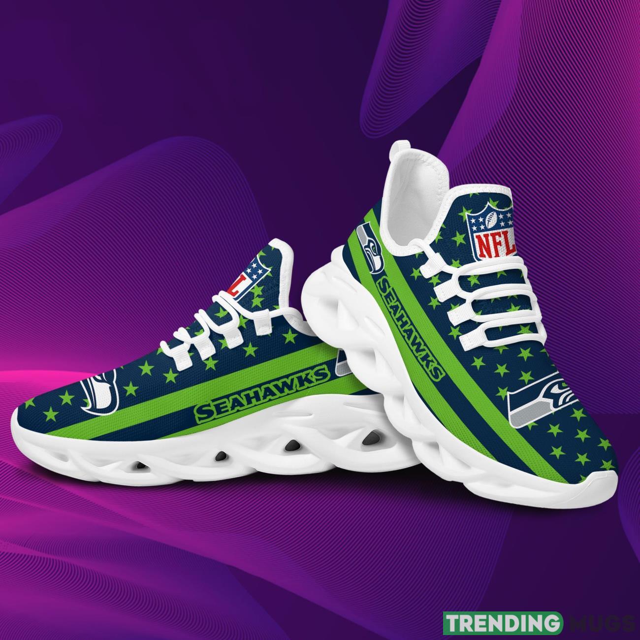Seattle Seahawks Max Soul Sneakers Running Sports Shoes Max Soul Seattle Seahawks Max Soul Sneakers Running Sports Shoes Max Soul