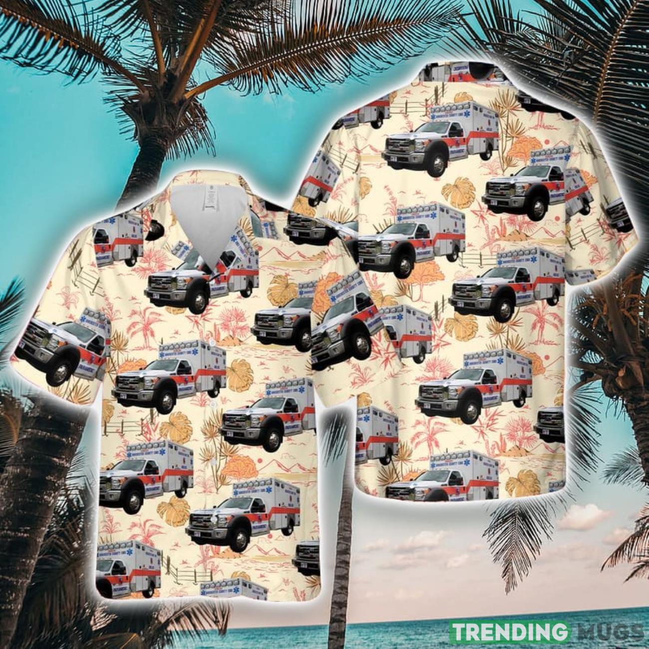 South Carolina Dorchester County EMS 3D Hawaiian Shirt Beach Lover Gift Product Photo 1 South Carolina Dorchester County EMS 3D Hawaiian Shirt Beach Lover Gift Product Photo 1