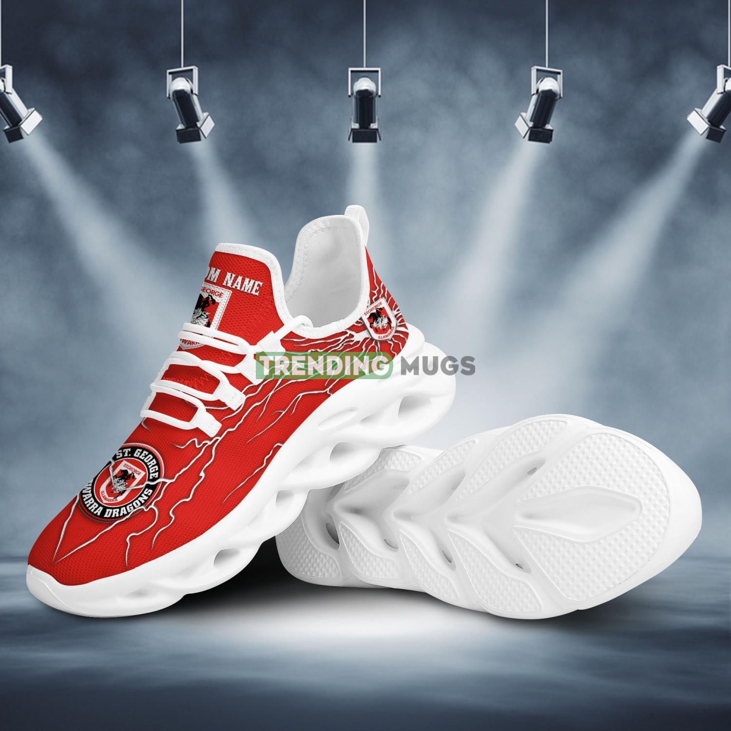 St George Illawarra Dragons NRL Custom Name Stylish Graffiti Personality Max Soul Shoes Max Soul St George Illawarra Dragons NRL Custom Name Stylish Graffiti Personality Max Soul Shoes Max Soul