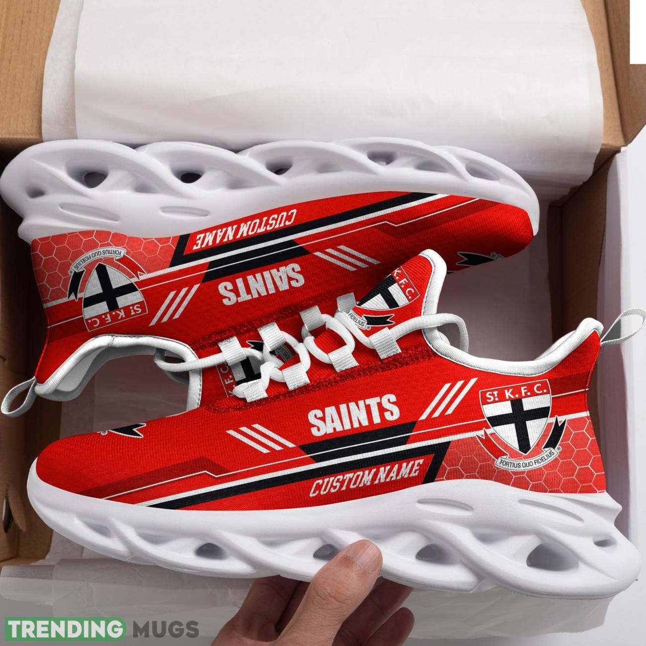 St Kilda Saints Max Soul Sneakers Personalized Name Running Sports Gift Max Soul St Kilda Saints Max Soul Sneakers Personalized Name Running Sports Gift Max Soul