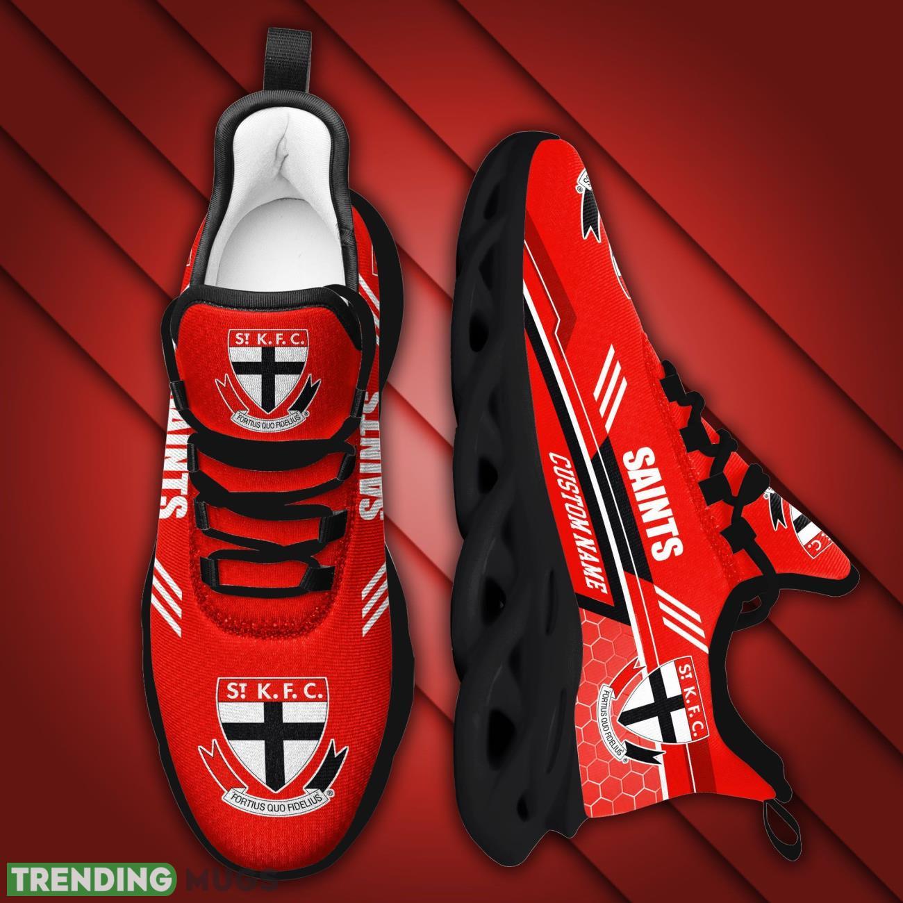 St Kilda Saints Max Soul Sneakers Personalized Name Running Sports Gift Max Soul St Kilda Saints Max Soul Sneakers Personalized Name Running Sports Gift Max Soul