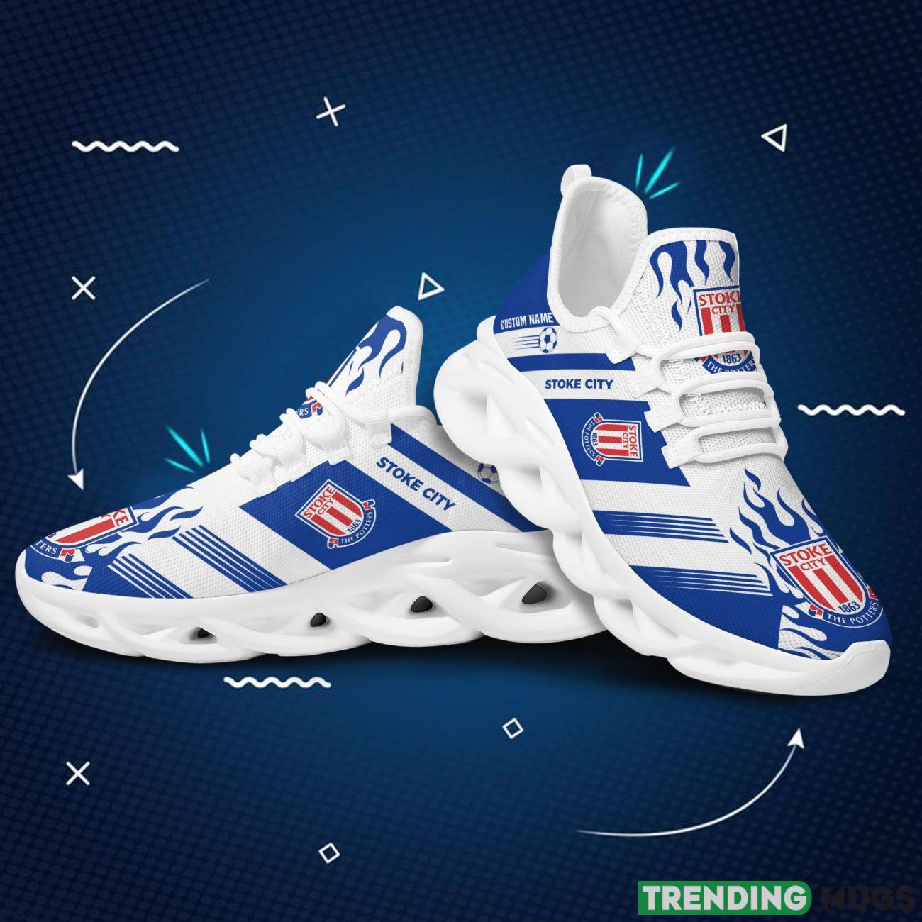Stoke City Custom Personalized Max Soul Sneakers Running Sports Shoes Max Soul Stoke City Custom Personalized Max Soul Sneakers Running Sports Shoes Max Soul