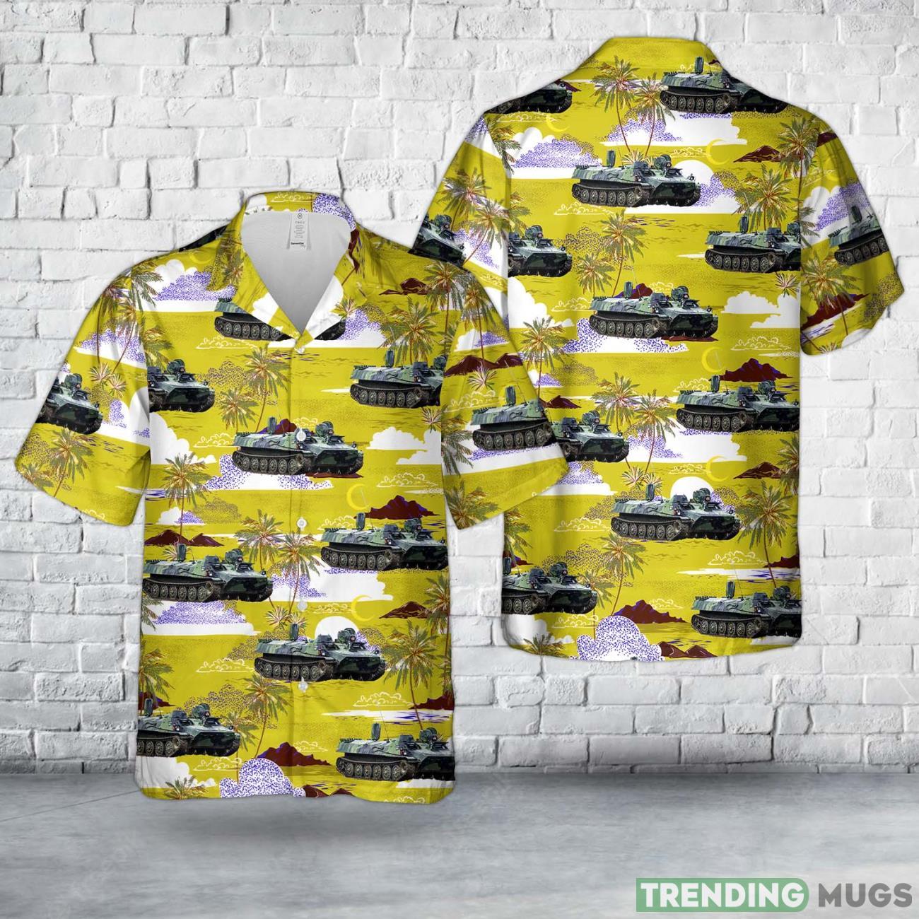 Swedish Army Panserbandvagn 401 Summer Beach Gift 3D Hawaiian Shirt Product Photo 1 Swedish Army Panserbandvagn 401 Summer Beach Gift 3D Hawaiian Shirt Product Photo 1