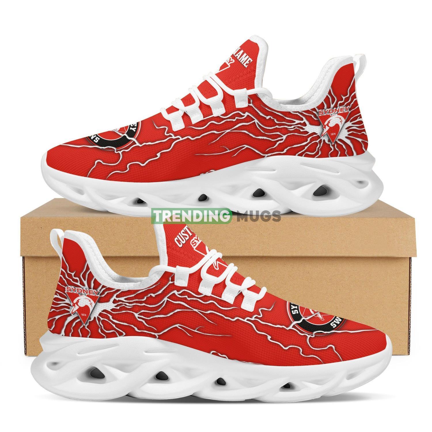 Sydney Swans Custom Name Stylish Graffiti Personality Max Soul Shoes AFL For Men Women Max Soul Sydney Swans Custom Name Stylish Graffiti Personality Max Soul Shoes AFL For Men Women Max Soul