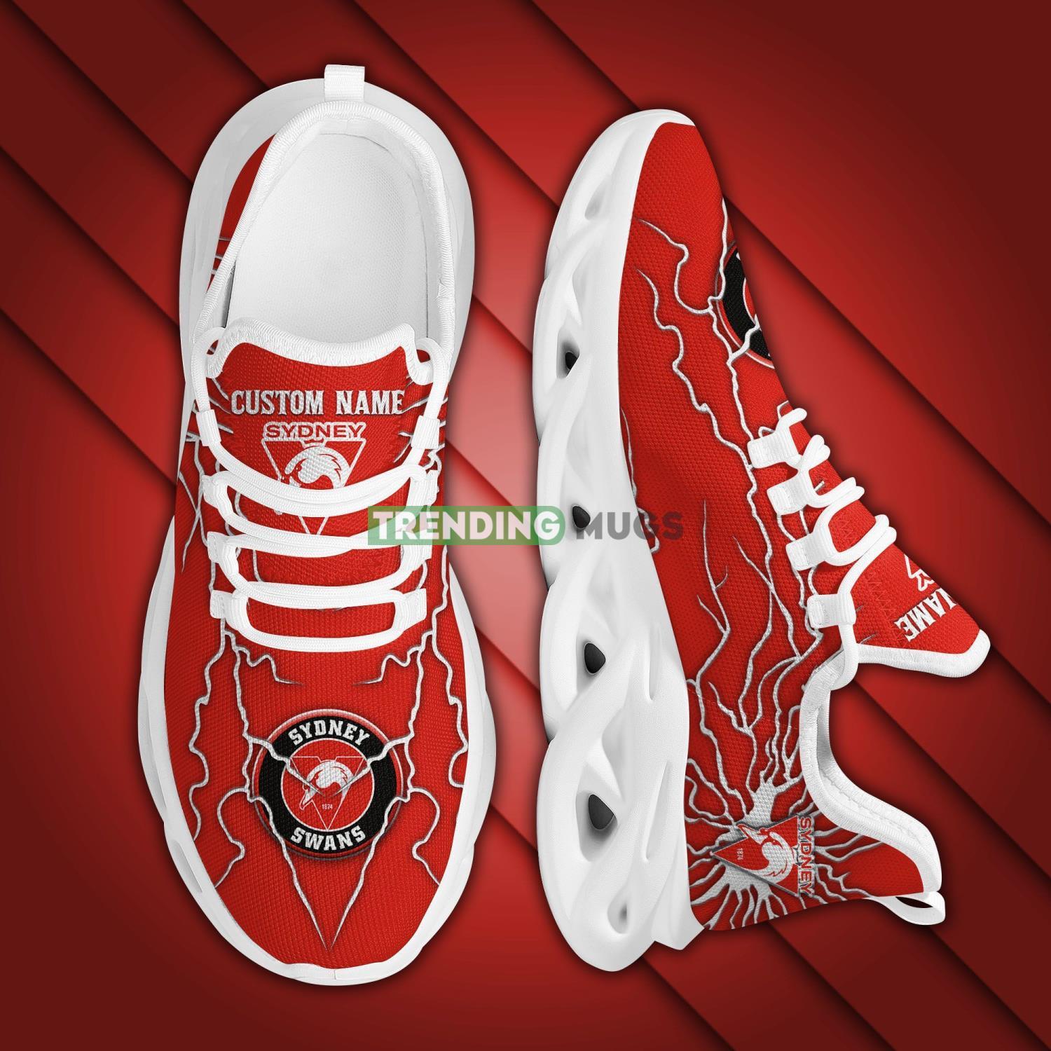 Sydney Swans Custom Name Stylish Graffiti Personality Max Soul Shoes AFL For Men Women Max Soul Sydney Swans Custom Name Stylish Graffiti Personality Max Soul Shoes AFL For Men Women Max Soul
