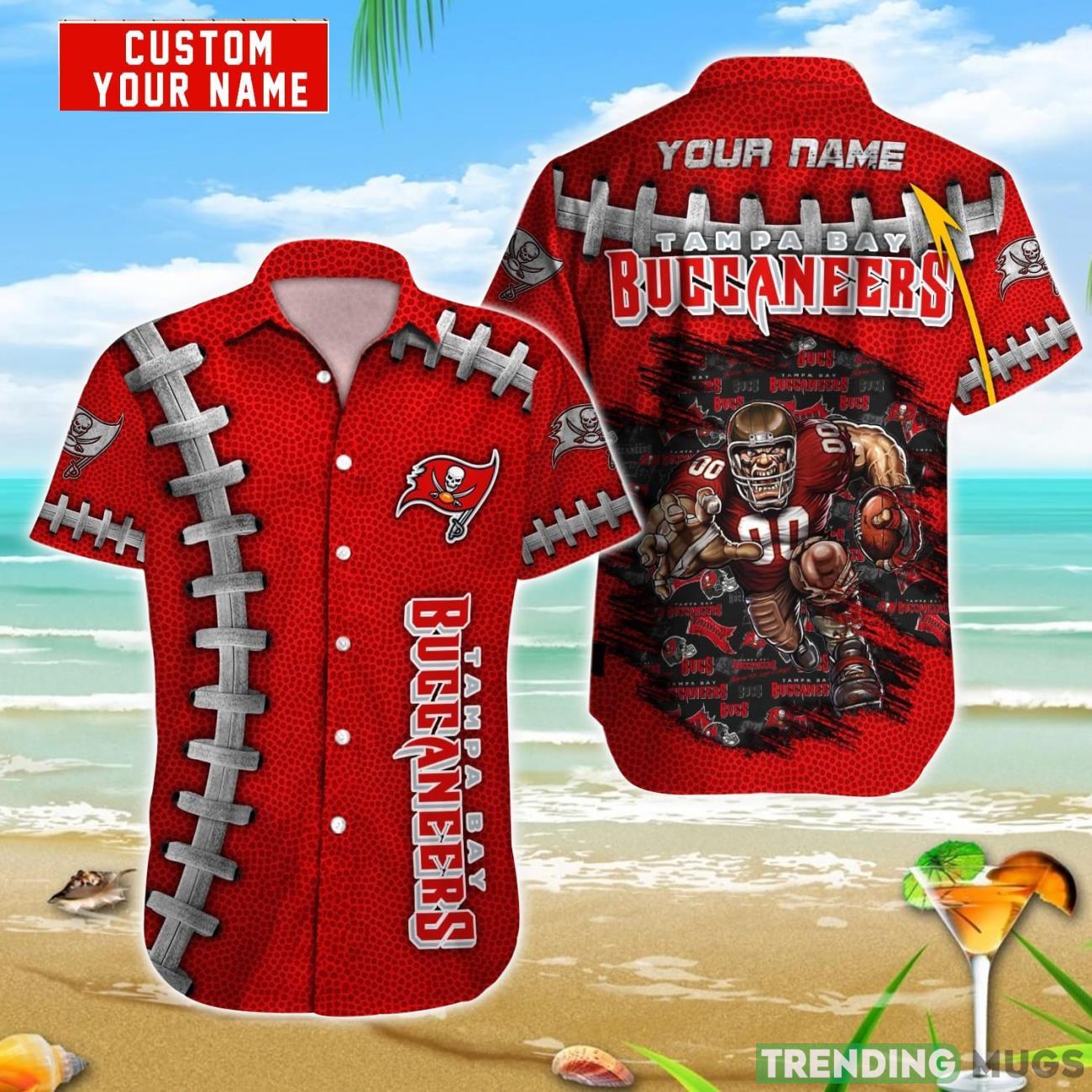 Tampa Bay Buccaneers NFL Custom Name Hawaiian Shirt Aloha Beach Summer Gift For Fans Product Photo 1 Tampa Bay Buccaneers NFL Custom Name Hawaiian Shirt Aloha Beach Summer Gift For Fans Product Photo 1