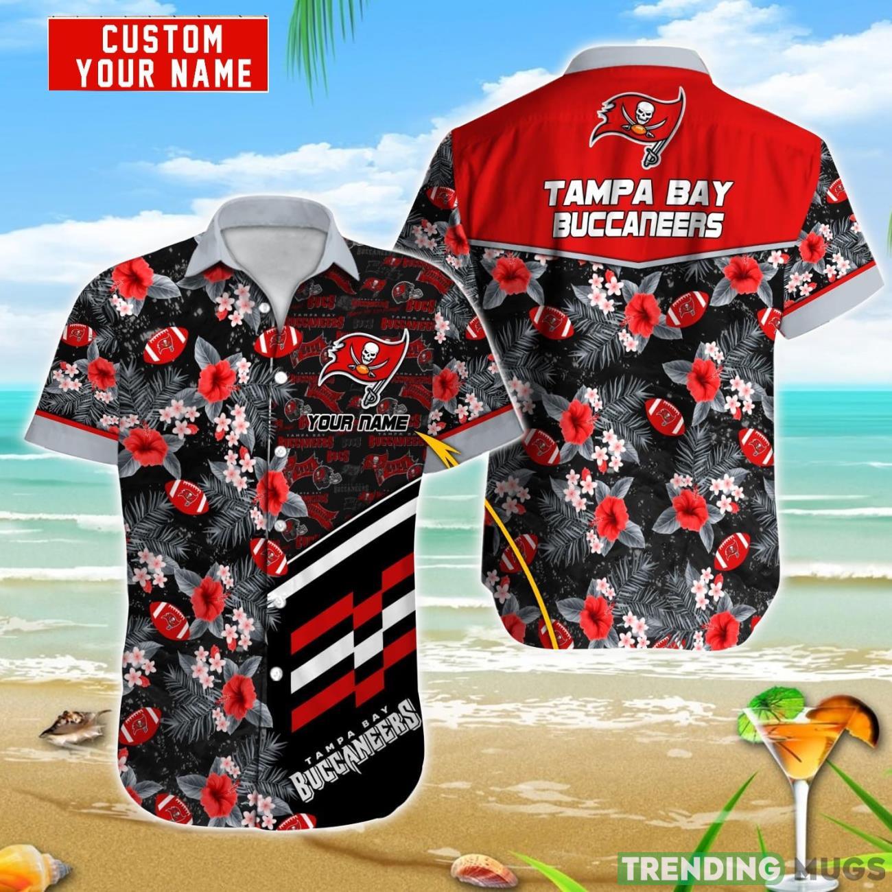 Tampa Bay Buccaneers NFL Hawaiian shirt Personalized Name Special Gift For Summer Vacation Product Photo 1 Tampa Bay Buccaneers NFL Hawaiian shirt Personalized Name Special Gift For Summer Vacation Product Photo 1