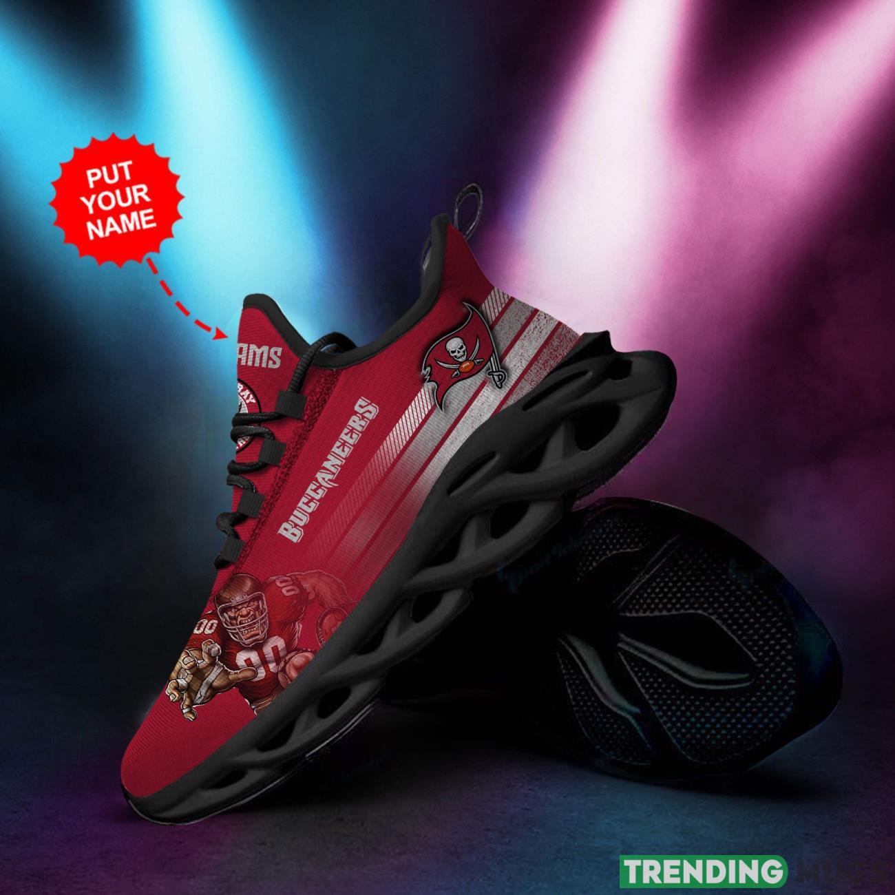 Tampa Bay Buccaneers Personalized Name Max Soul Sneakers Running Sports Shoes Product Photo 1 Tampa Bay Buccaneers Personalized Name Max Soul Sneakers Running Sports Shoes Product Photo 1