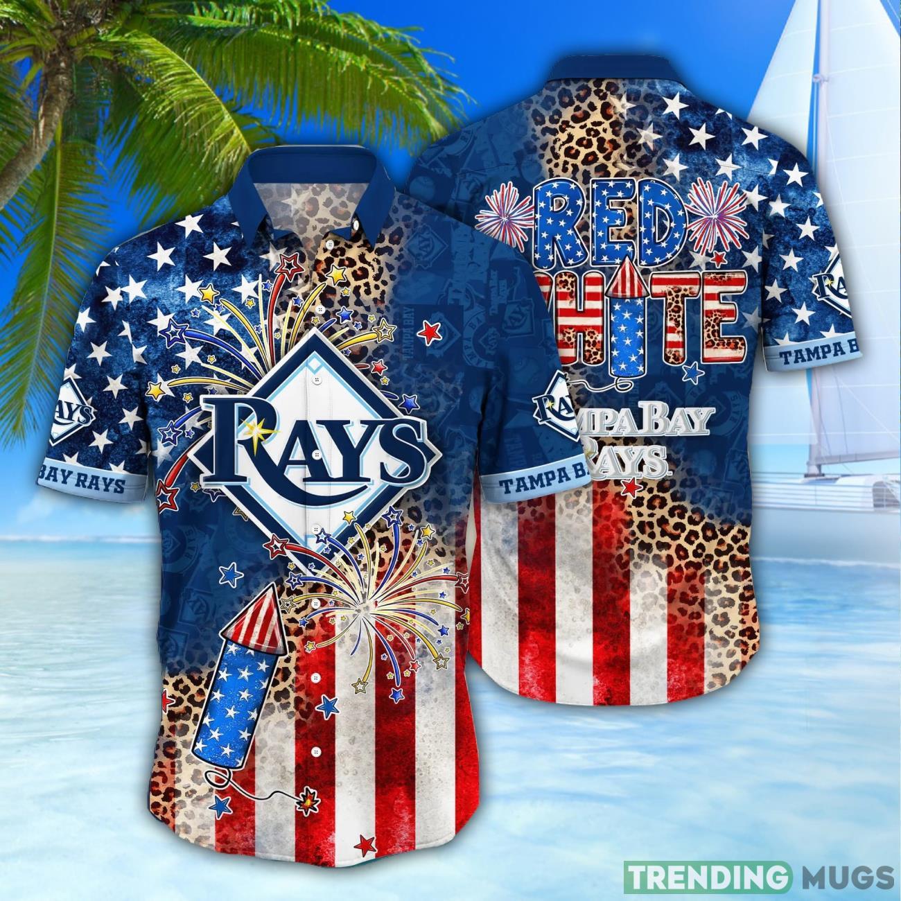 Tampa Bay Rays MLB Hawaiian Shirt Independence Day Gift For Fans Product Photo 1 Tampa Bay Rays MLB Hawaiian Shirt Independence Day Gift For Fans Product Photo 1