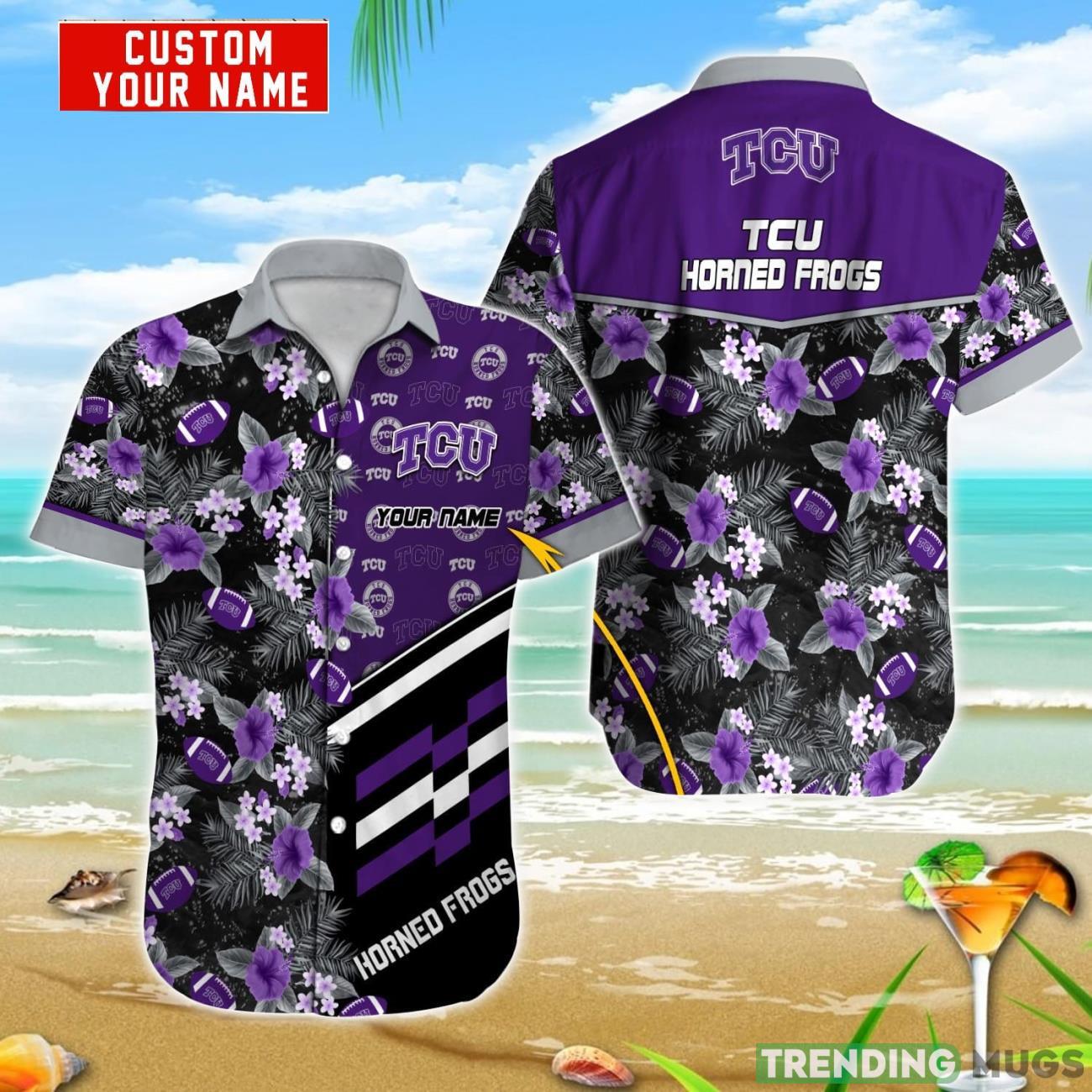 TCU Horned Frogs NCAA1 Hawaiian shirt Personalized Name Special Gift For Summer Vacation Product Photo 1 TCU Horned Frogs NCAA1 Hawaiian shirt Personalized Name Special Gift For Summer Vacation Product Photo 1