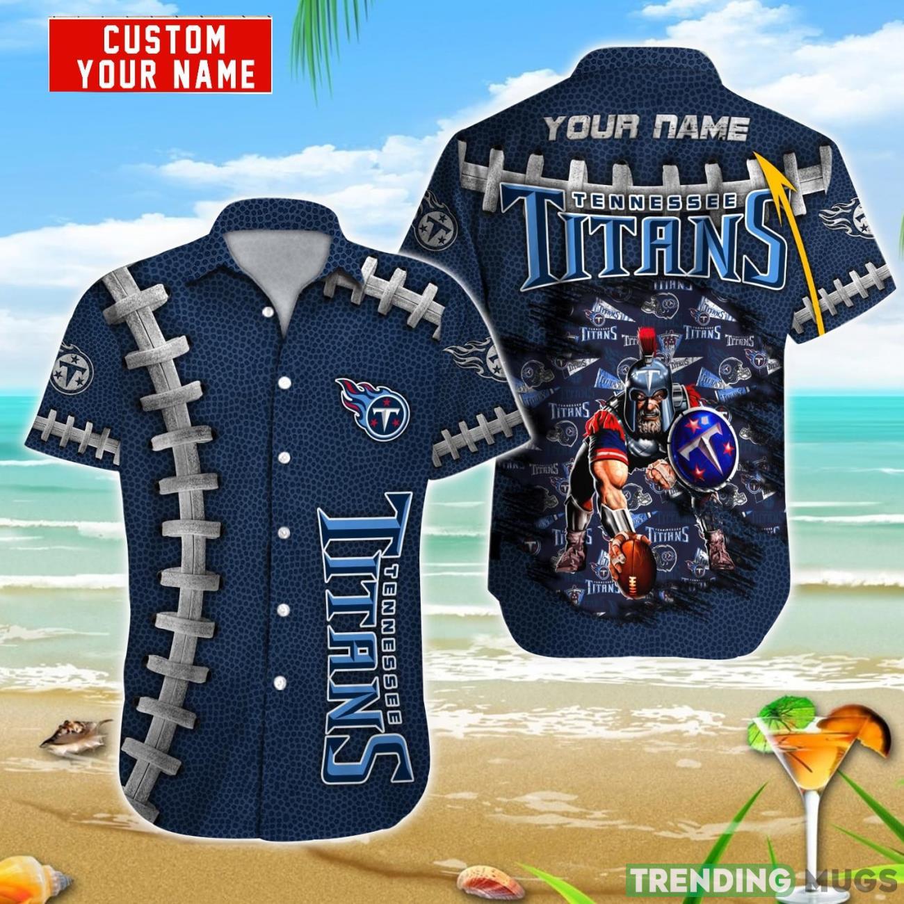 Tennessee Titans NFL Custom Name Hawaiian Shirt Aloha Beach Summer Gift For Fans Product Photo 1 Tennessee Titans NFL Custom Name Hawaiian Shirt Aloha Beach Summer Gift For Fans Product Photo 1
