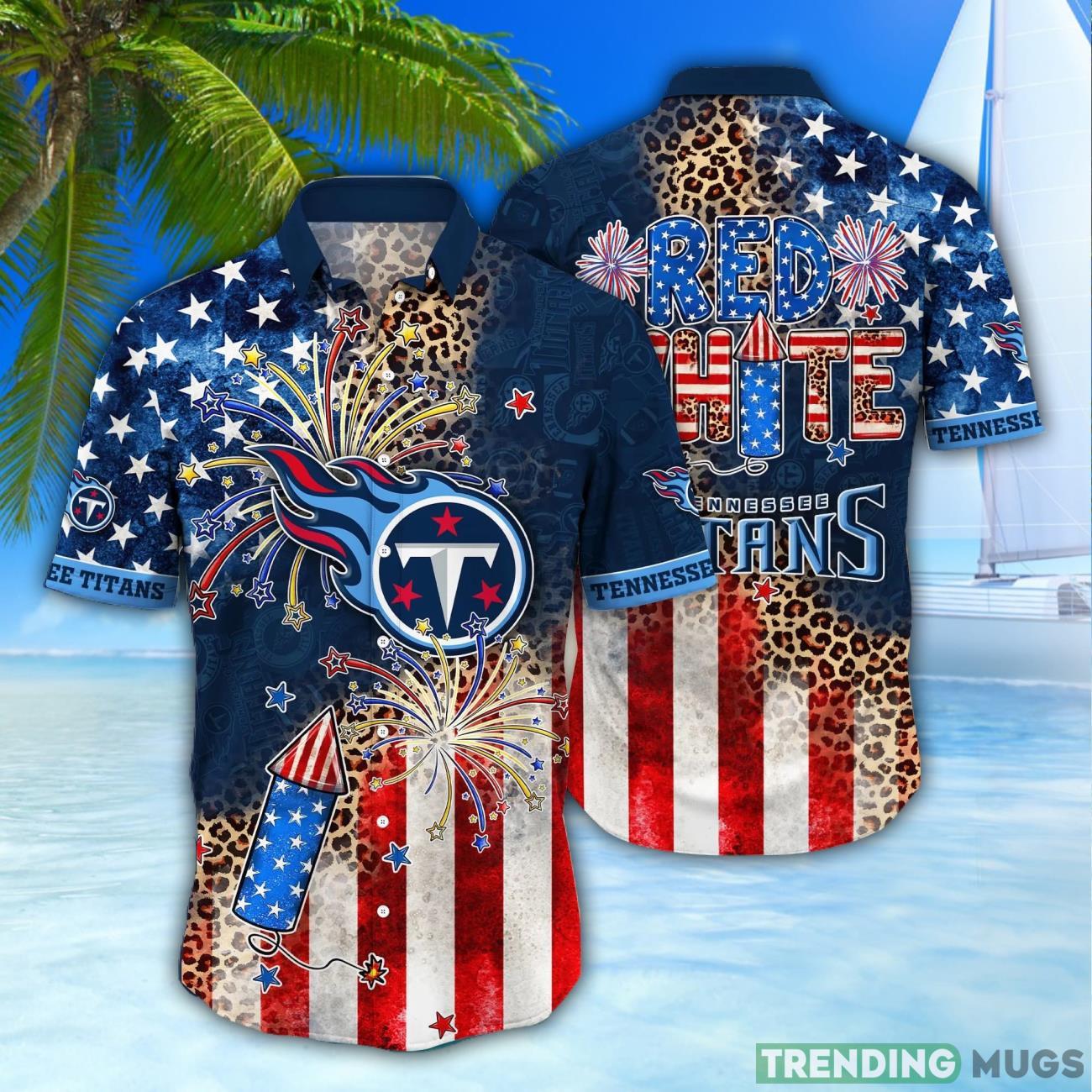 Tennessee Titans NFL Hawaiian Shirt Independence Day Gift For Fans Product Photo 1 Tennessee Titans NFL Hawaiian Shirt Independence Day Gift For Fans Product Photo 1