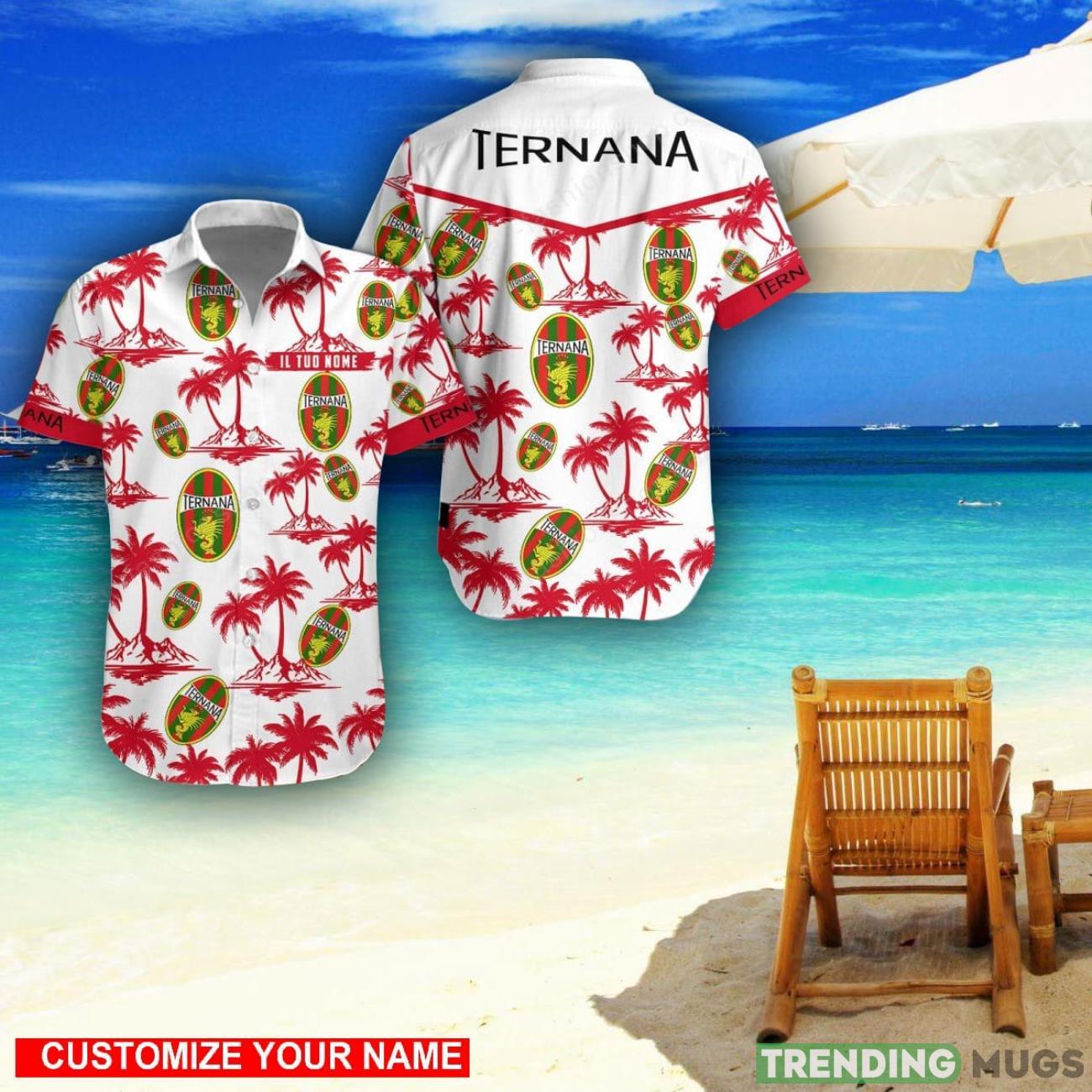 Ternana Calcio Custom Name 3D Hawaii Shirt Coconut Pattern Beach Shirt Product Photo 1 Ternana Calcio Custom Name 3D Hawaii Shirt Coconut Pattern Beach Shirt Product Photo 1