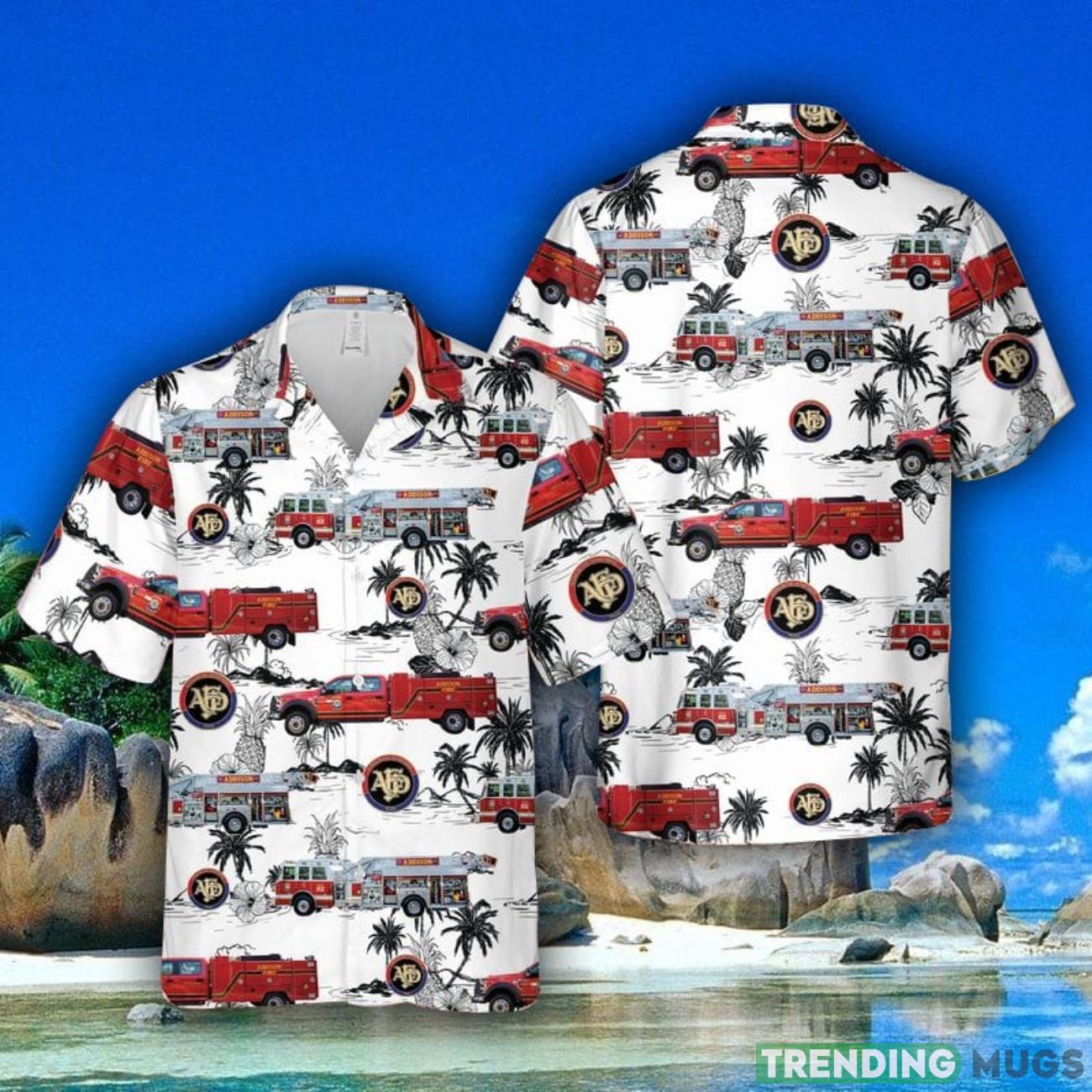 Texas Town of Addison Fire Department Summer Beach Gift 3D Hawaiian Shirt Product Photo 1 Texas Town of Addison Fire Department Summer Beach Gift 3D Hawaiian Shirt Product Photo 1