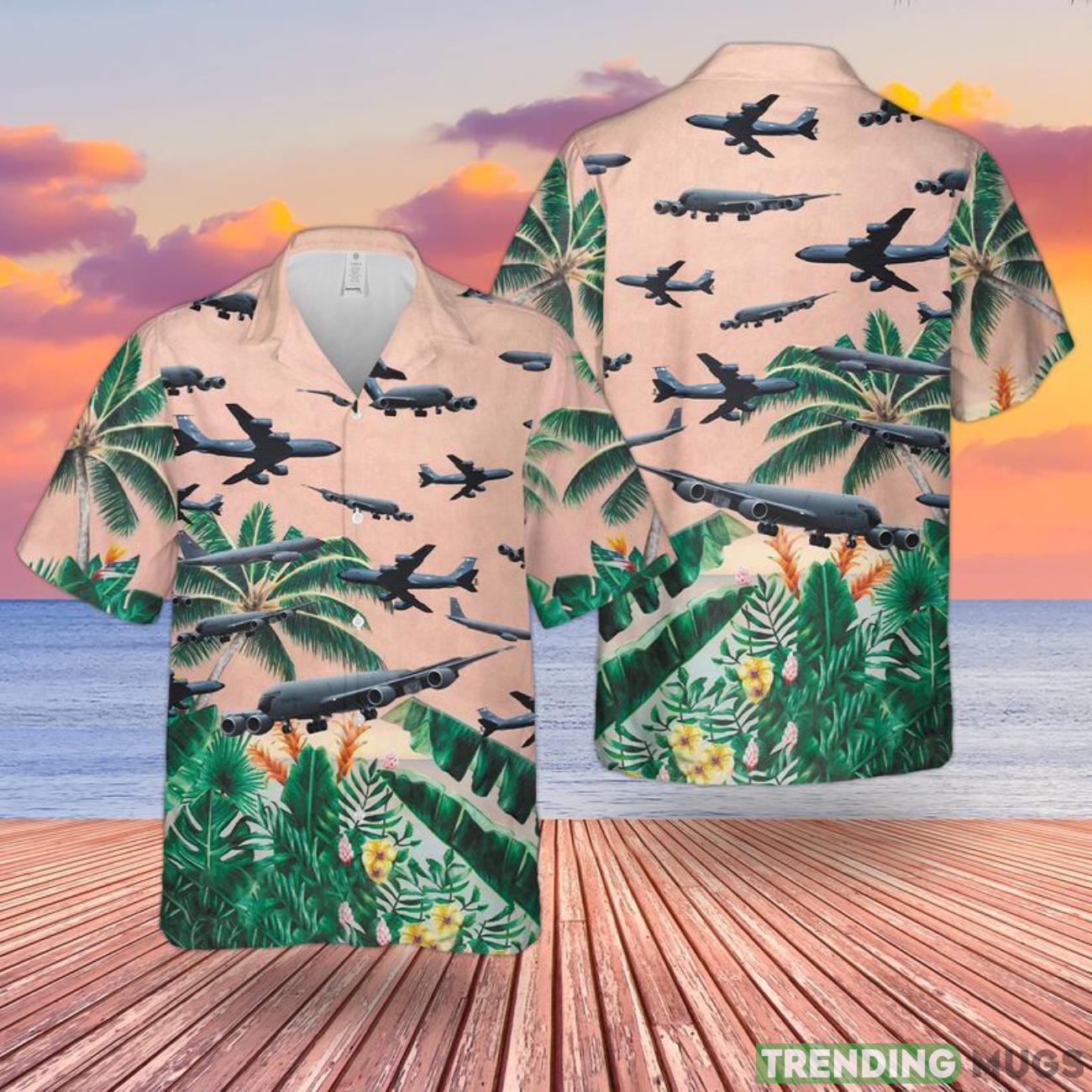 US Air Force Boeing KC-135R Summer Beach Gift 3D Hawaiian Shirt Product Photo 1 US Air Force Boeing KC-135R Summer Beach Gift 3D Hawaiian Shirt Product Photo 1