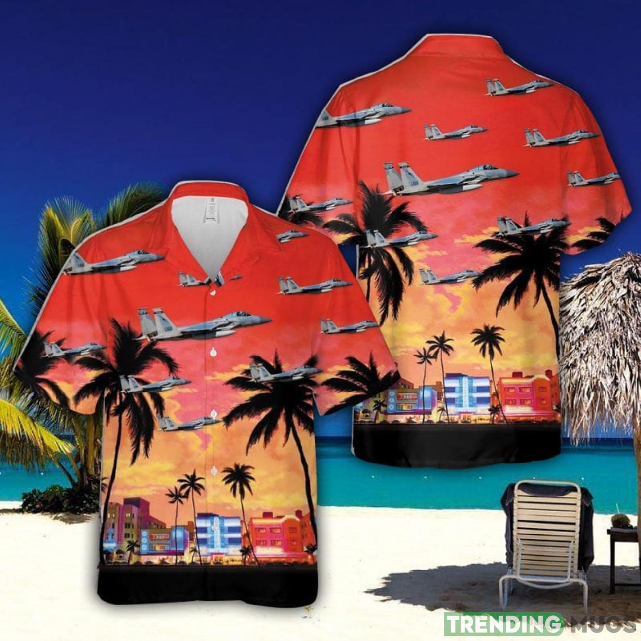 US Air Force Florida Air National Guard F-15 Eagle Hawaiian Shirt 3D Printed Aloha Summer Shirt Product Photo 1 US Air Force Florida Air National Guard F-15 Eagle Hawaiian Shirt 3D Printed Aloha Summer Shirt Product Photo 1