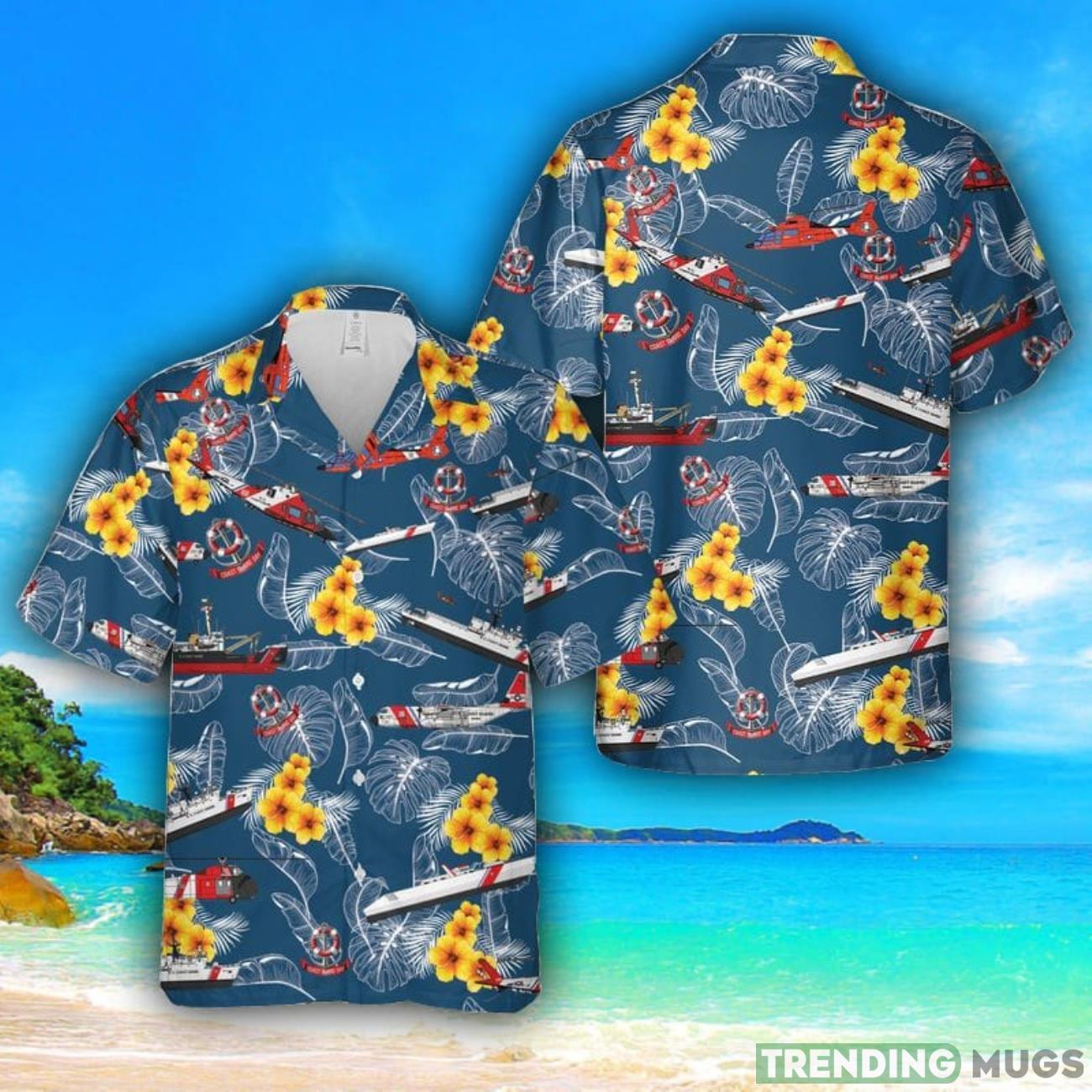 US Coast Guard Birthday Hawaiian Shirt Men And Women Summer Shirt Beach Lover Gift Product Photo 1 US Coast Guard Birthday Hawaiian Shirt Men And Women Summer Shirt Beach Lover Gift Product Photo 1