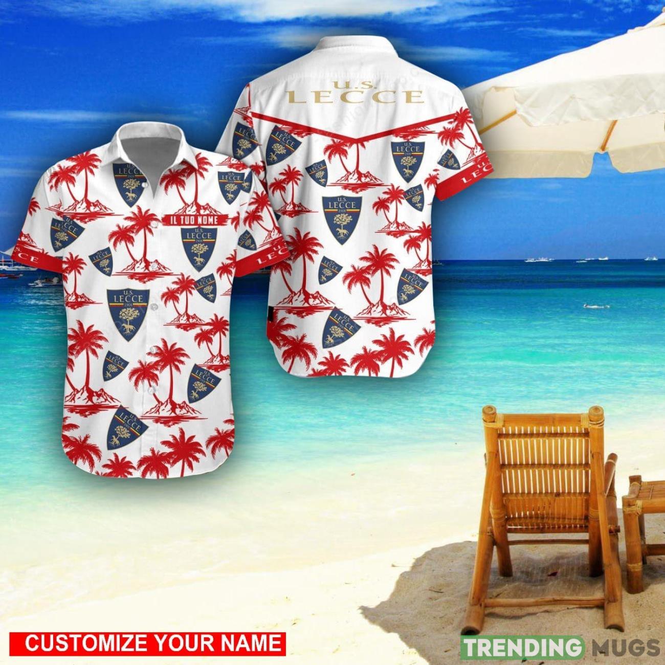 U.S. Lecce Custom Name 3D Hawaii Shirt Coconut Pattern Beach Shirt Product Photo 1 U.S. Lecce Custom Name 3D Hawaii Shirt Coconut Pattern Beach Shirt Product Photo 1