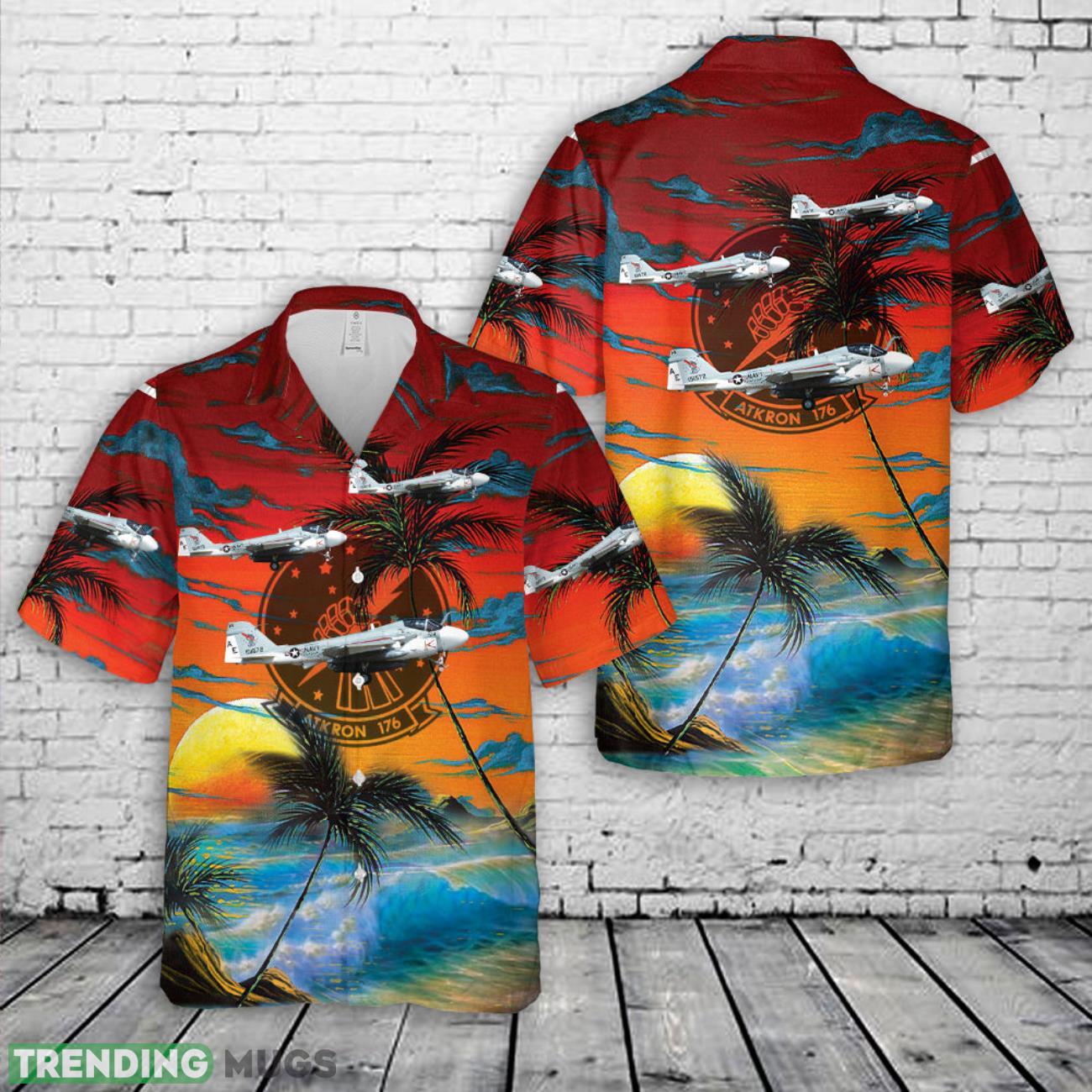 US Navy VA-176 Thunderbolts A-6E Intruder Hawaiian Shirt Cute Summer Gift For Men And Women Product Photo 1 US Navy VA-176 Thunderbolts A-6E Intruder Hawaiian Shirt Cute Summer Gift For Men And Women Product Photo 1