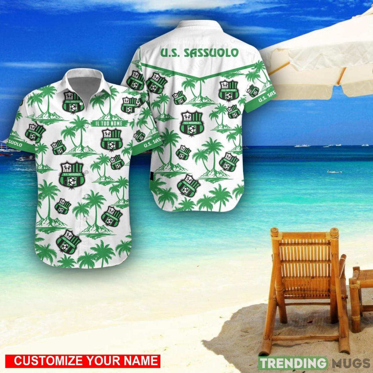 U.S. Sassuolo Custom Name 3D Hawaii Shirt Coconut Pattern Beach Shirt Product Photo 1 U.S. Sassuolo Custom Name 3D Hawaii Shirt Coconut Pattern Beach Shirt Product Photo 1