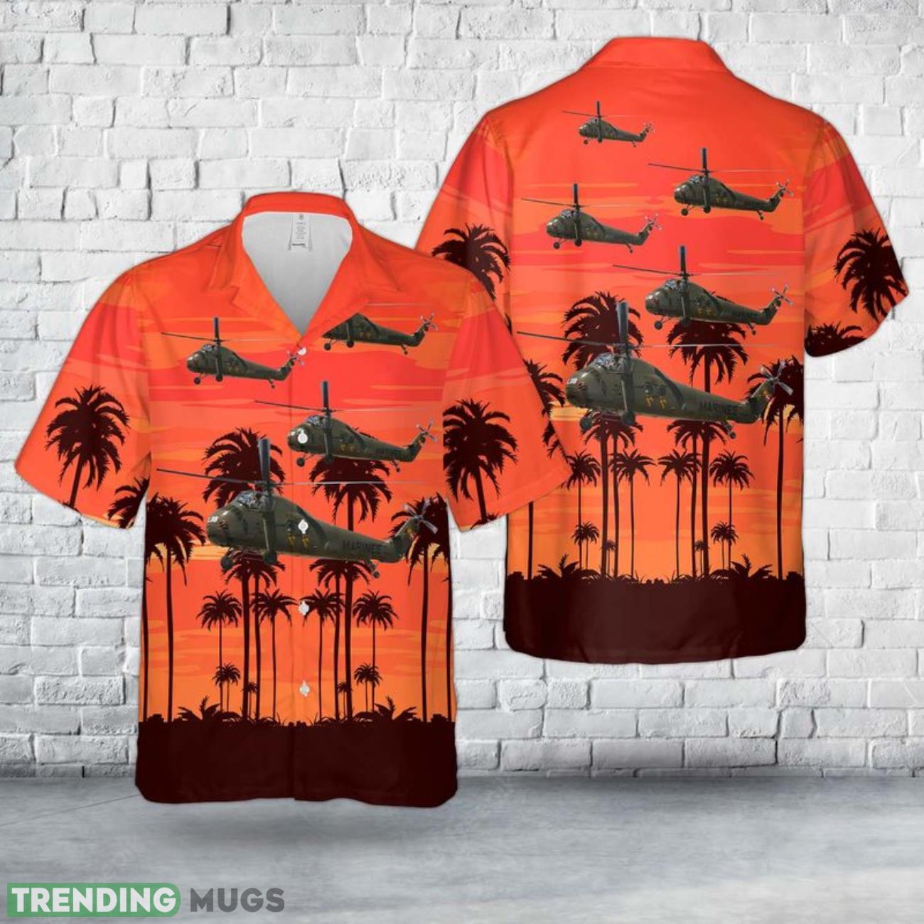 Vietnam Era US Marine Corps Sikorsky UH-34D Seahorse Hawaiian Shirt Cute Summer Gift For Men And Women Product Photo 1 Vietnam Era US Marine Corps Sikorsky UH-34D Seahorse Hawaiian Shirt Cute Summer Gift For Men And Women Product Photo 1