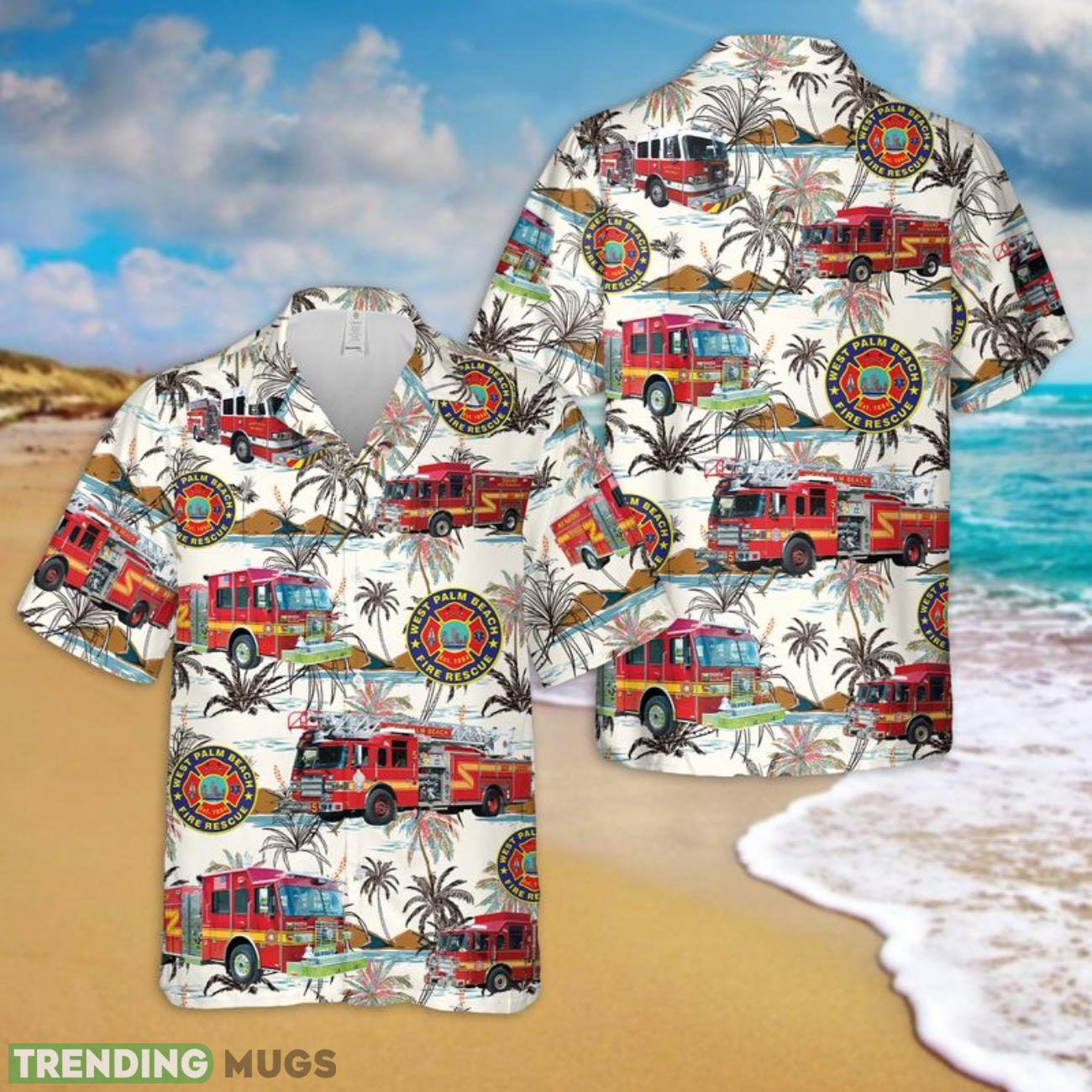 West Palm Beach Fire Rescue Hawaiian Shirt Cute Summer Gift For Men And Women Product Photo 1 West Palm Beach Fire Rescue Hawaiian Shirt Cute Summer Gift For Men And Women Product Photo 1