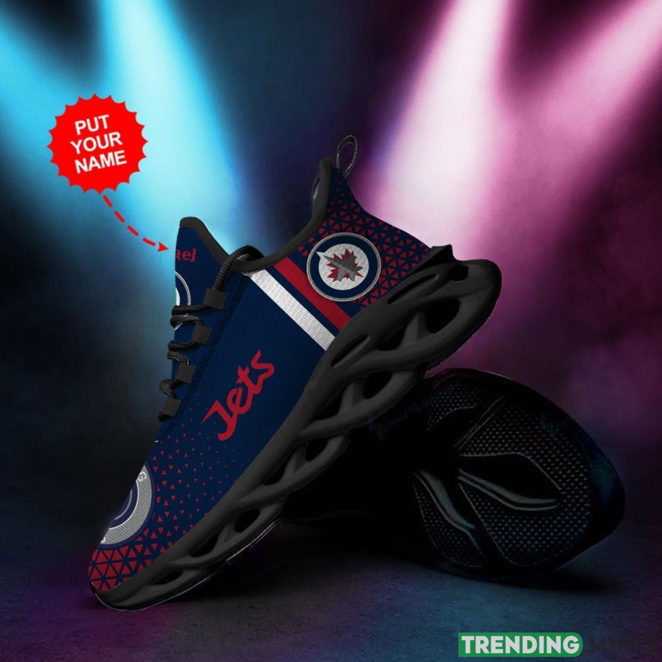 Winnipeg Jets Custom Personalized Max Soul Sneakers Running Sports Shoes Max Soul Winnipeg Jets Custom Personalized Max Soul Sneakers Running Sports Shoes Max Soul