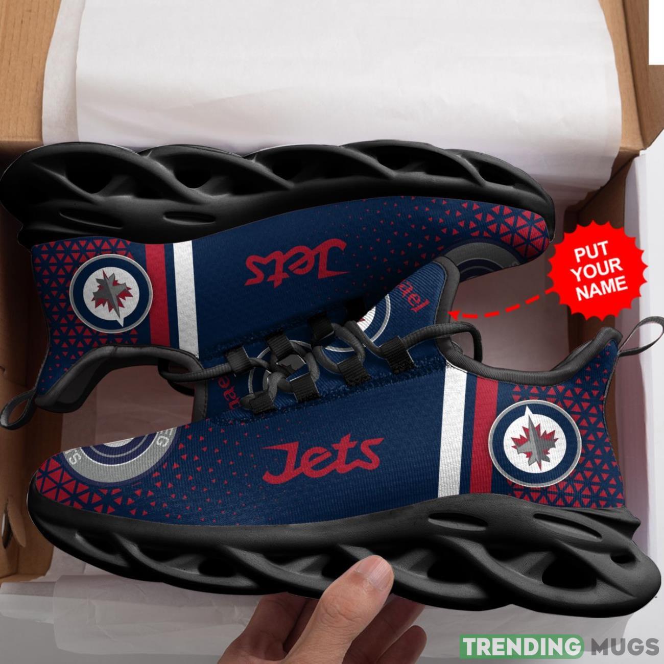 Winnipeg Jets Custom Personalized Max Soul Sneakers Running Sports Shoes Max Soul Winnipeg Jets Custom Personalized Max Soul Sneakers Running Sports Shoes Max Soul